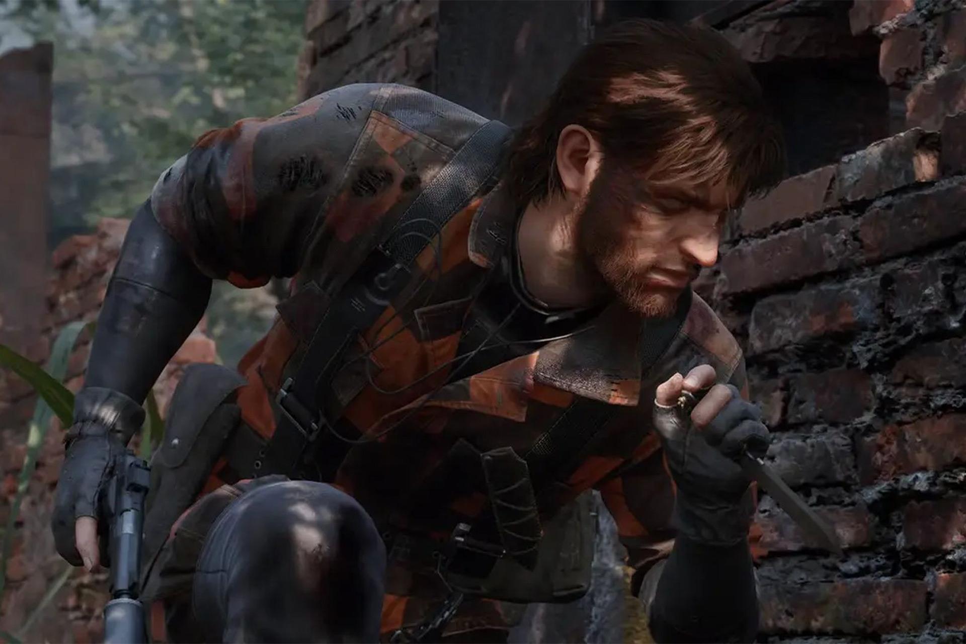 شخصیت بازی Metal Gear Solid Delta Snake Eater درحال کمین کردن