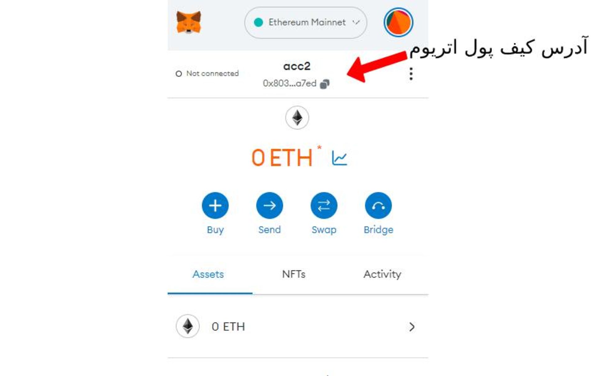 کیف پول متامسک
