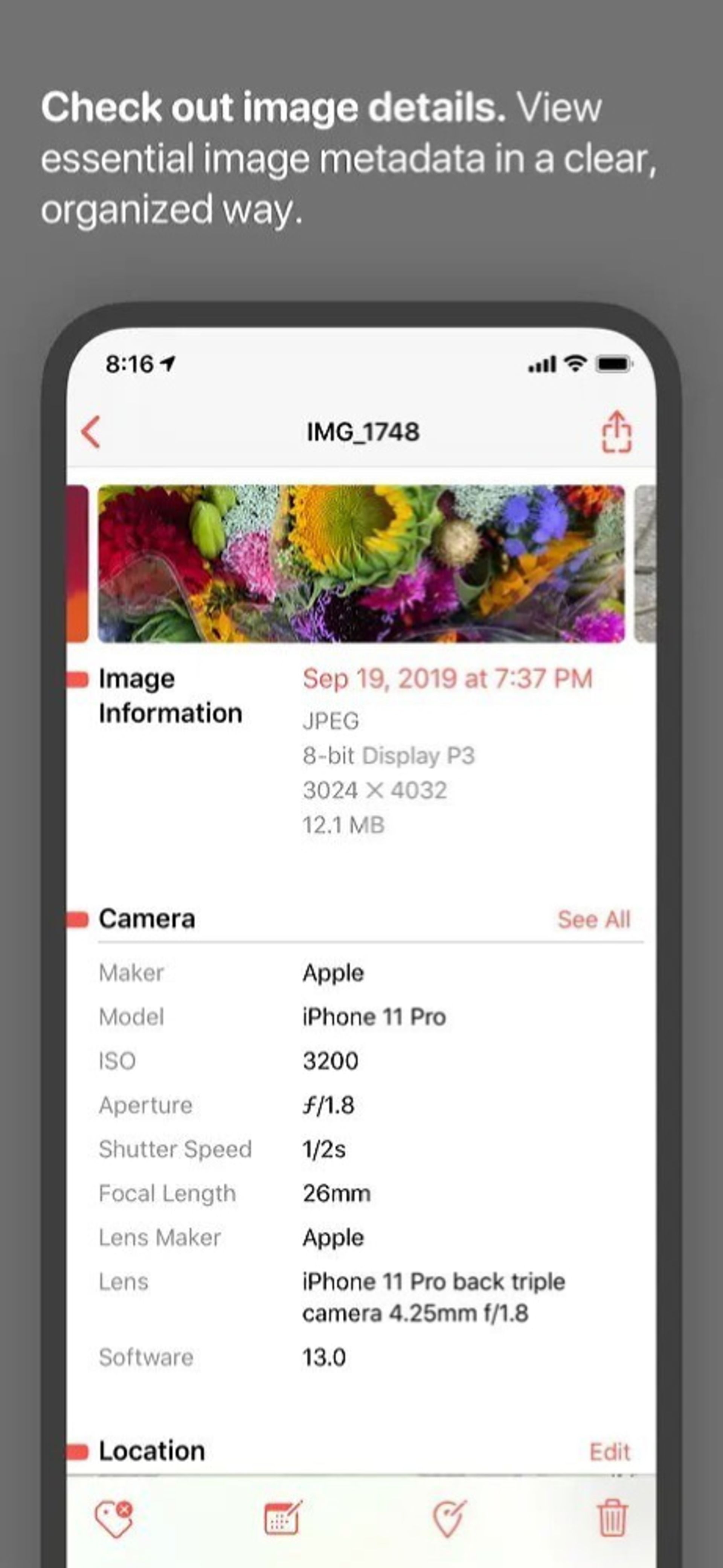 Metapho application on ios