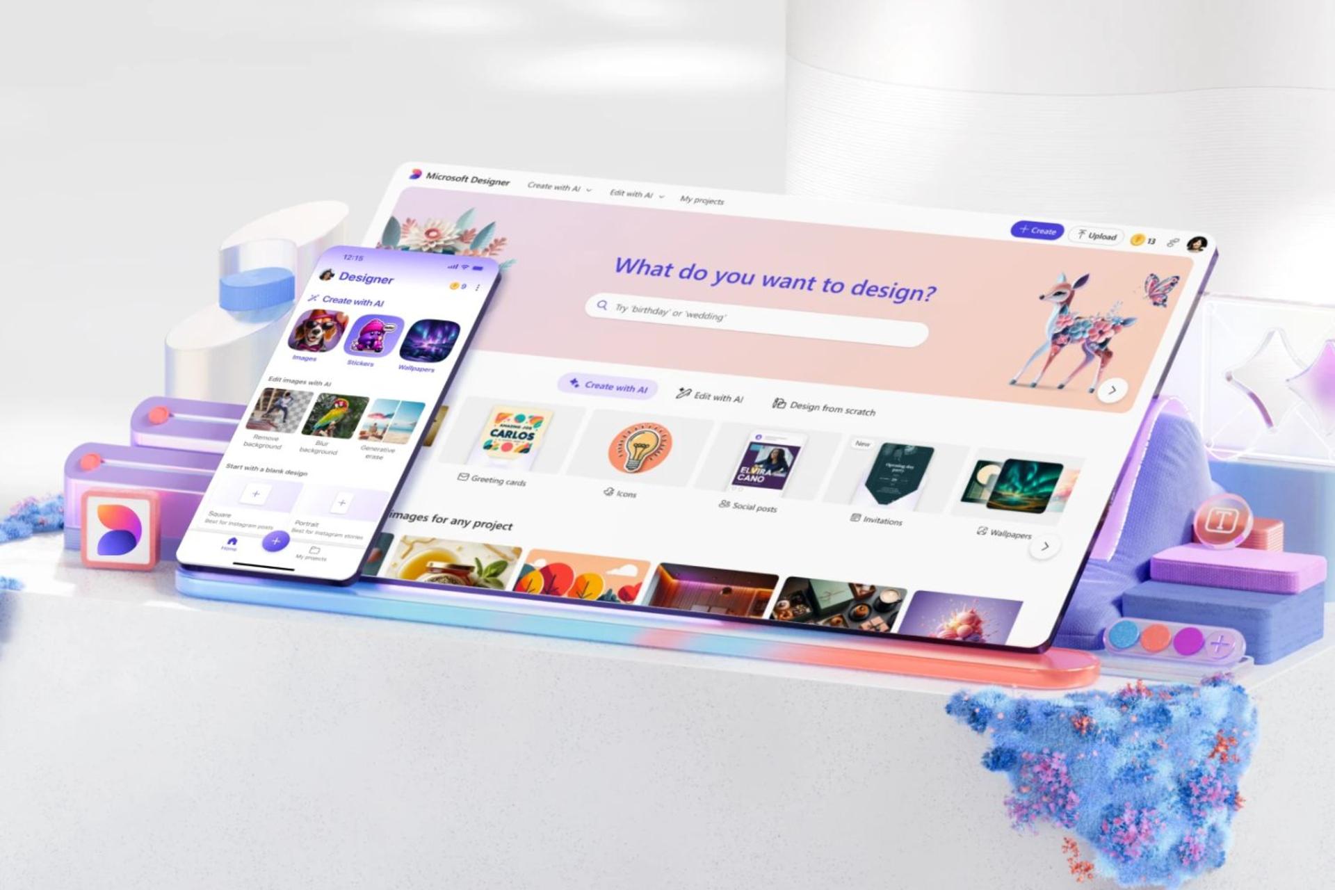 اپلیکیشن مایکروسافت Designer