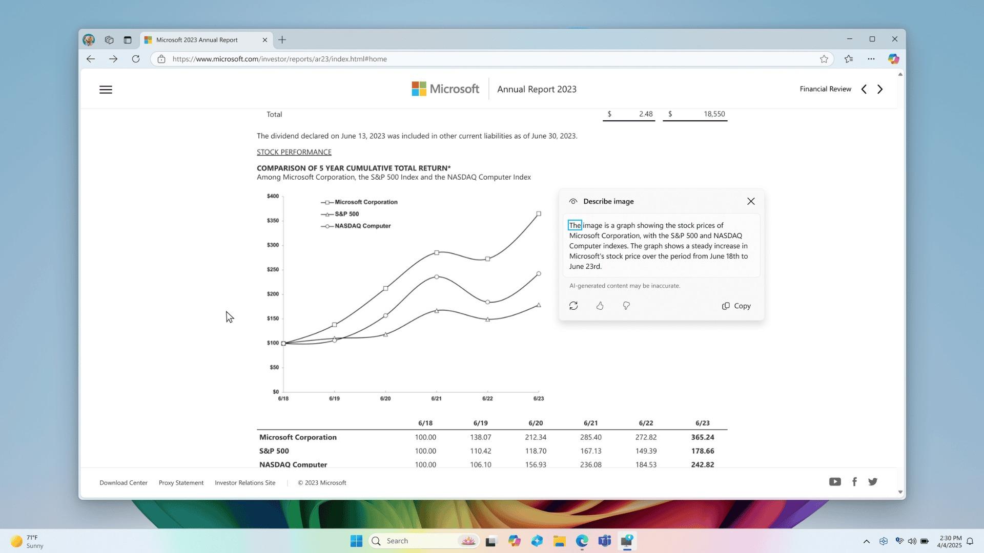 ابزار Microsoft Narrator در ویندوز ۱۱