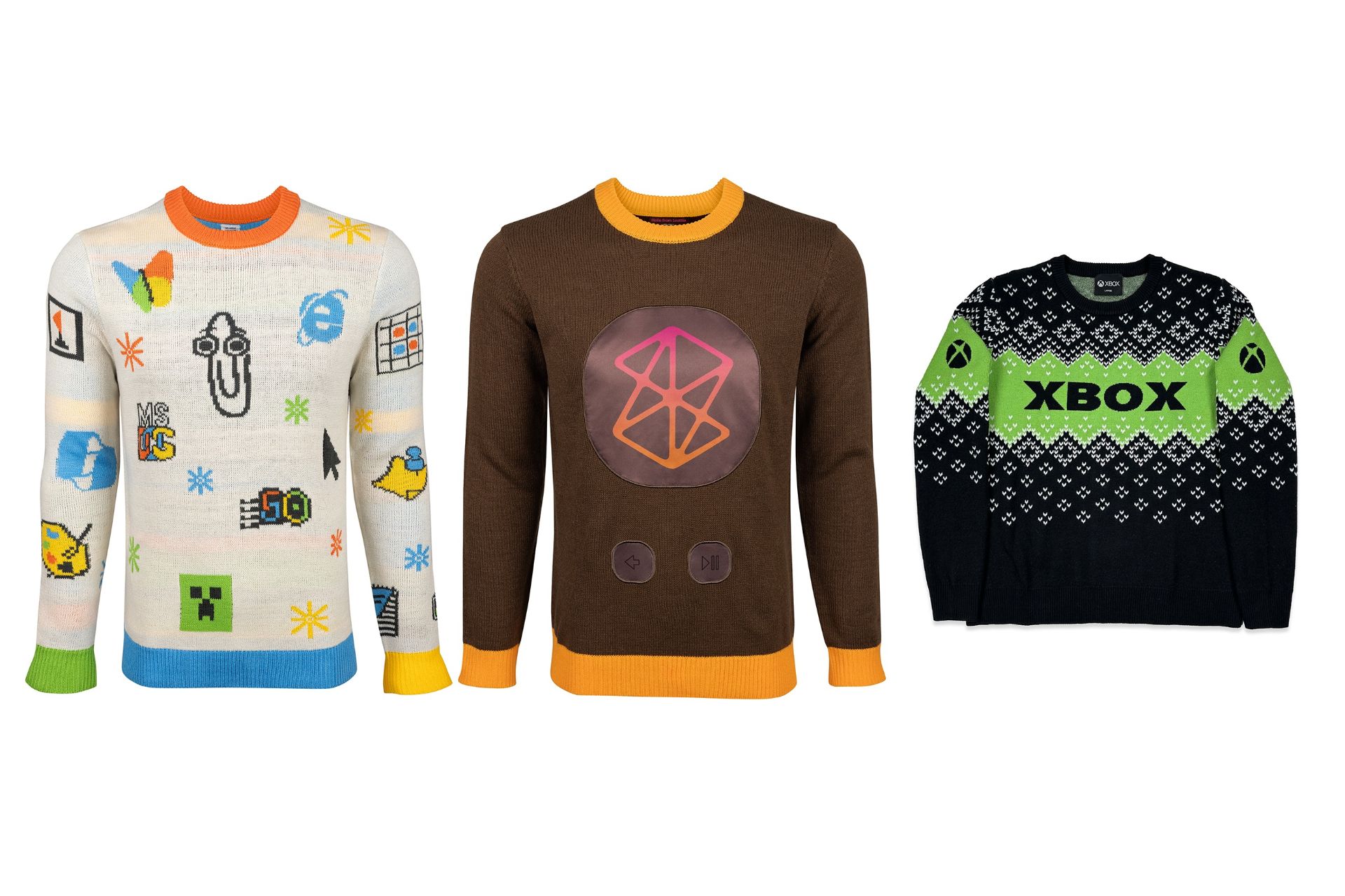 رنگ‌بندی ژاکت مایکروسافت