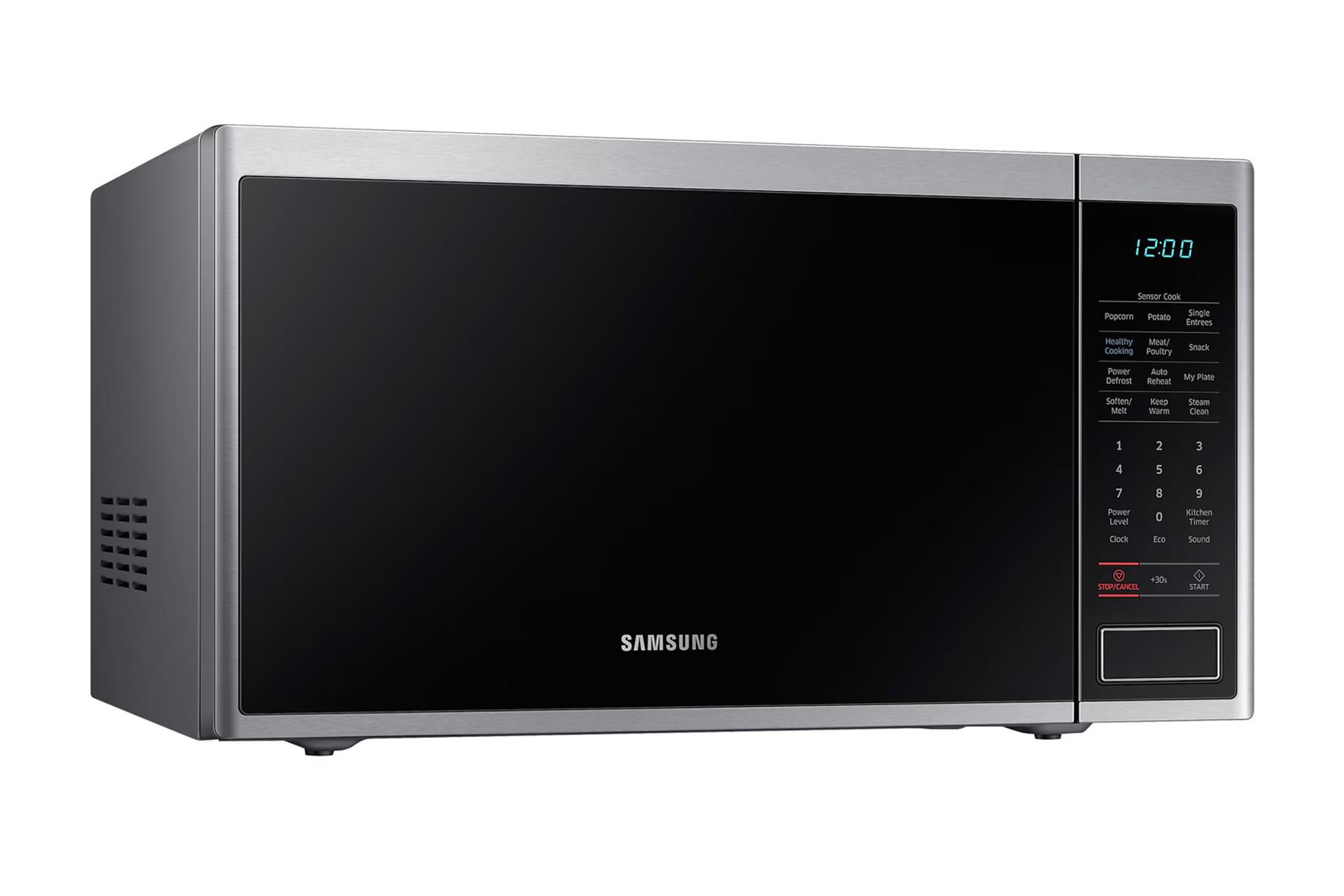 مایکروویو سامسونگ Samsung MS40J5133BT نمای چپ رنگ نقره ای