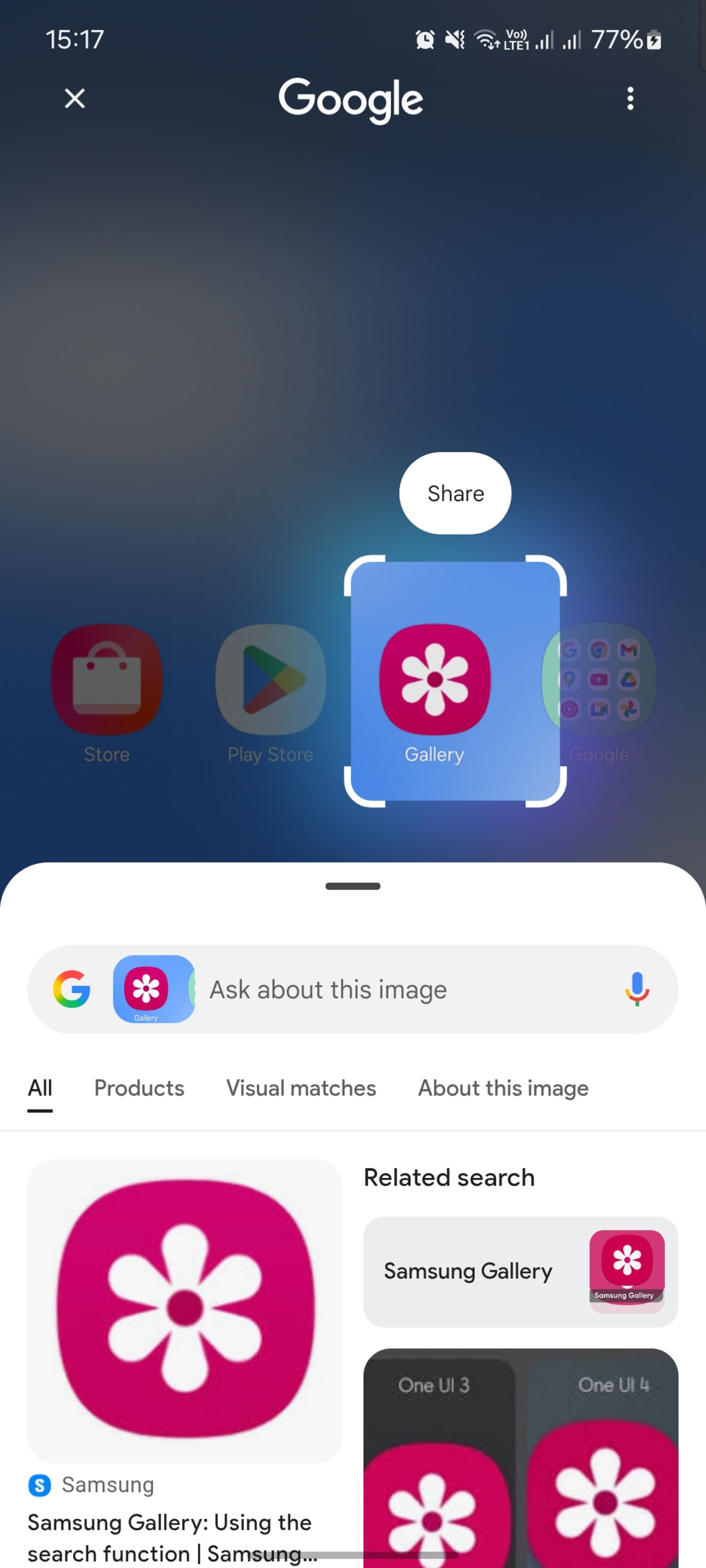 اجرای Circle to Search روی گوشی ناسازگار سامسونگ