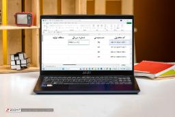 استفاده از تابع mid‌ در اکسل روی لپ تاپ