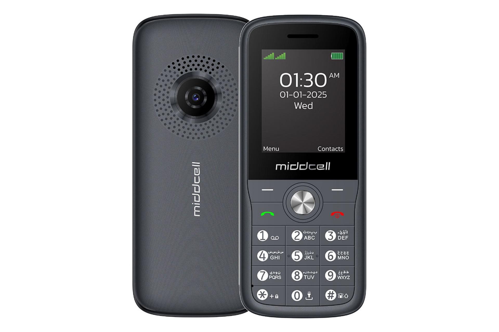 گوشی موبایل میدسل Middcell M130 خاکستری