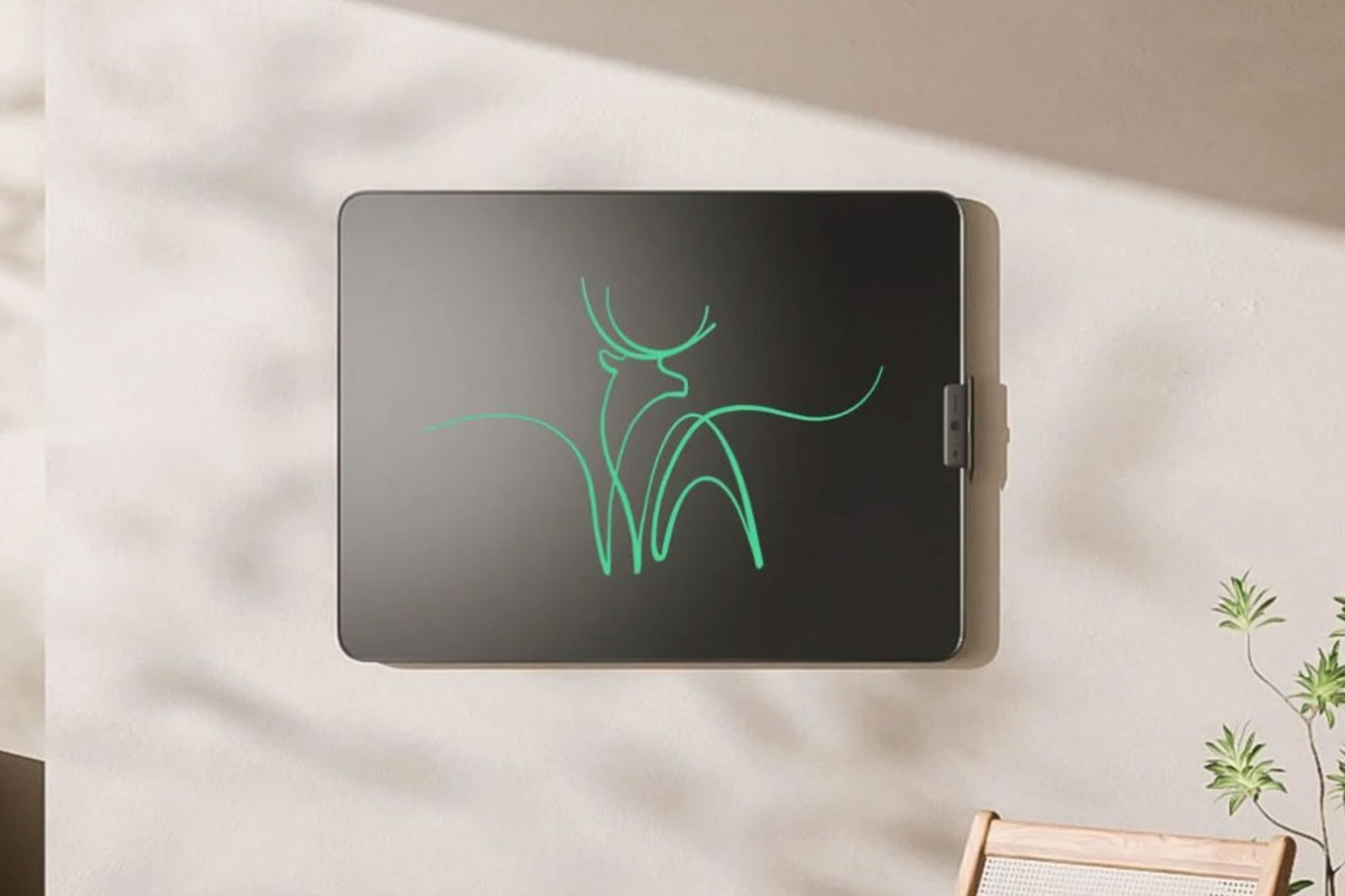 تخته‌ هوشمند ۳۹ اینچی شیائومی میجیا نصب روی دیوار