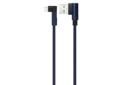 کابل شارژ USB میلر Type-A به Micro-USB مدل CA-1154 با طول 3 متر رنگ آبی