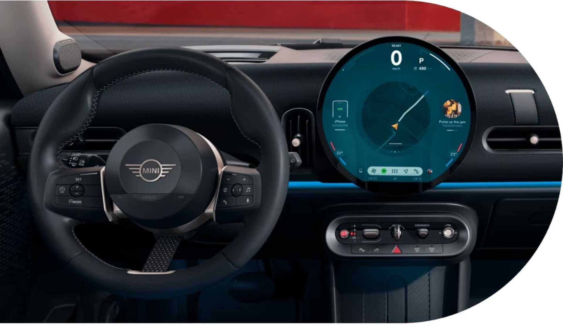 نمای کابین و فرمان خودرو مینی کوپر اس ۲۰۲۵