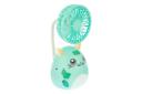 نمای کناری پنکه کوچک رومیزی مدل خرسی Mini fan Bear