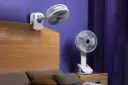 نمای کناری پنکه کوچک گیره‌ای Mini fan Clipped Professional