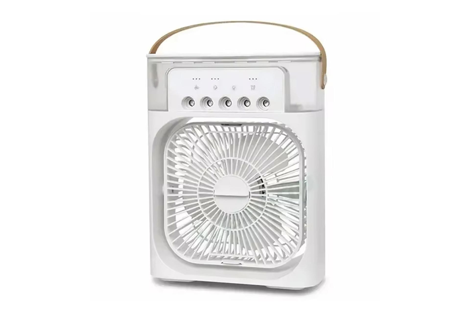 مرجع متخصصين ايران پنكه كوچك روميزي مدل مه پاش Mini Mist Fan 4in1 Air Cooling