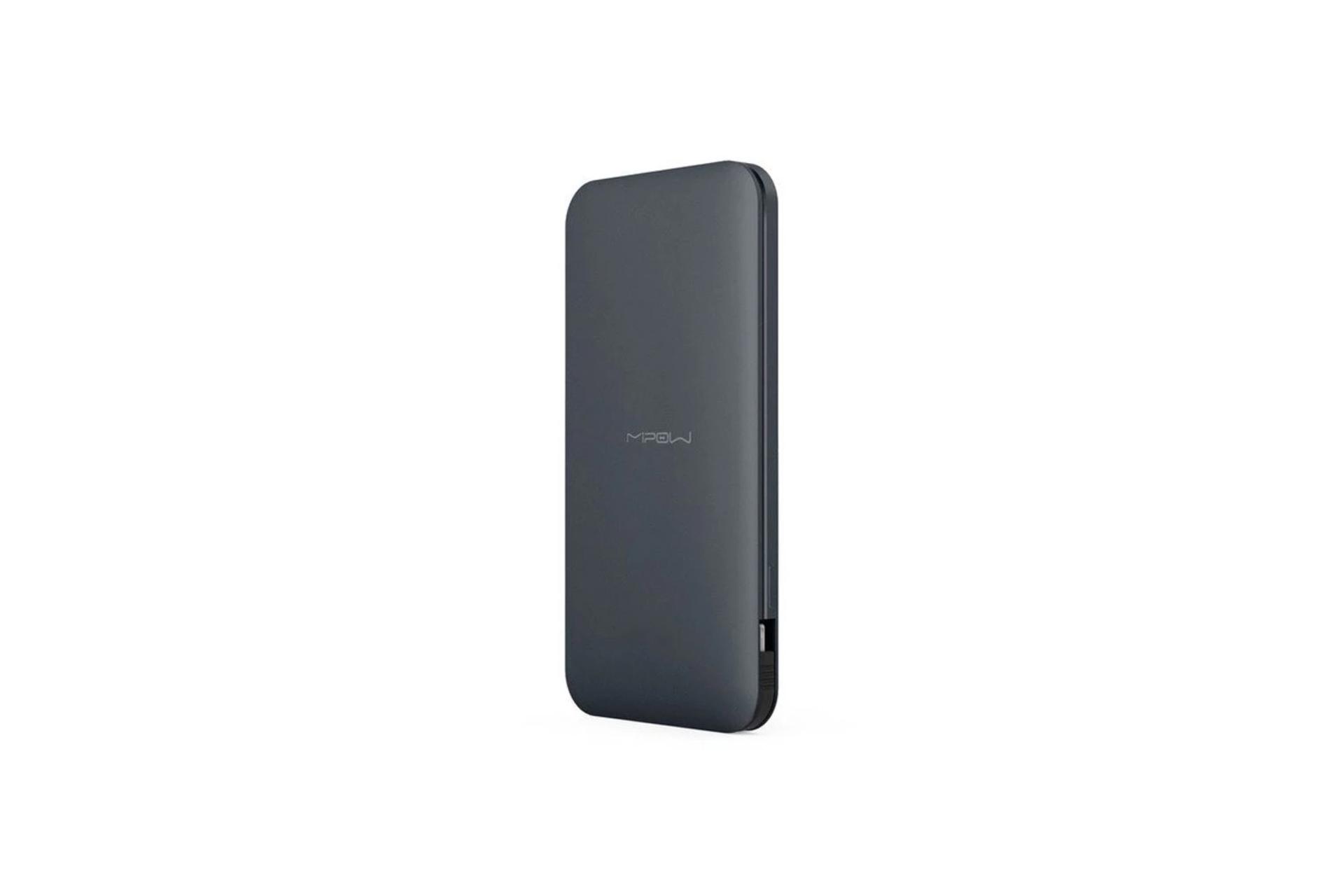 ابعاد و اندازه پاور بانک مایپو Power Cube 5000L با ظرفیت 5000 میلی‌آمپر ساعت