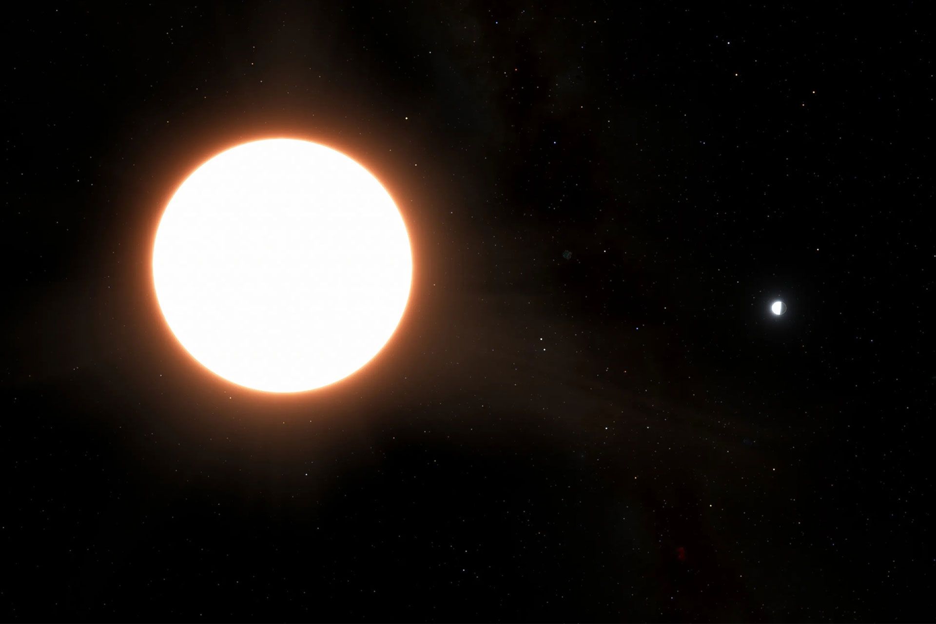 سیاره آینه‌ای در کنار ستاره میزبان