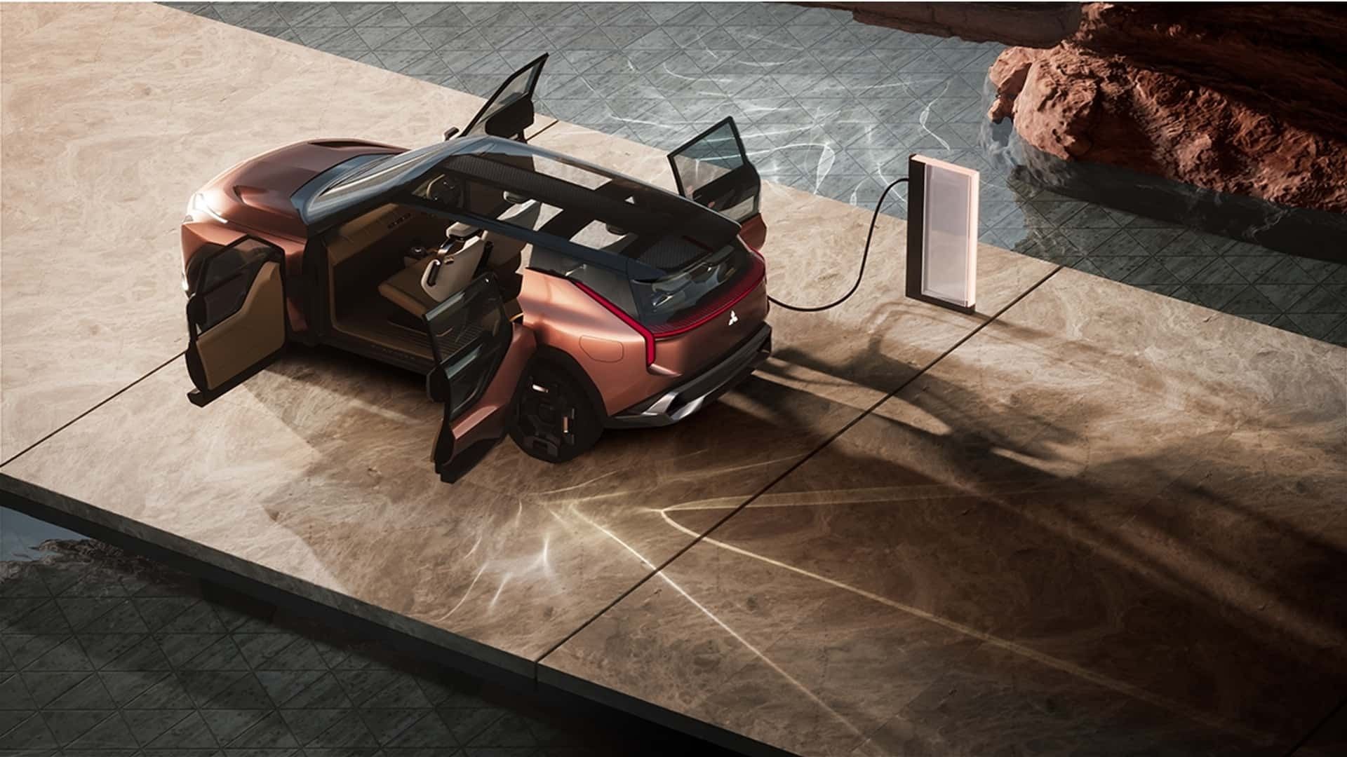 نمای بالایی خودرو میتسوبیشی الونس