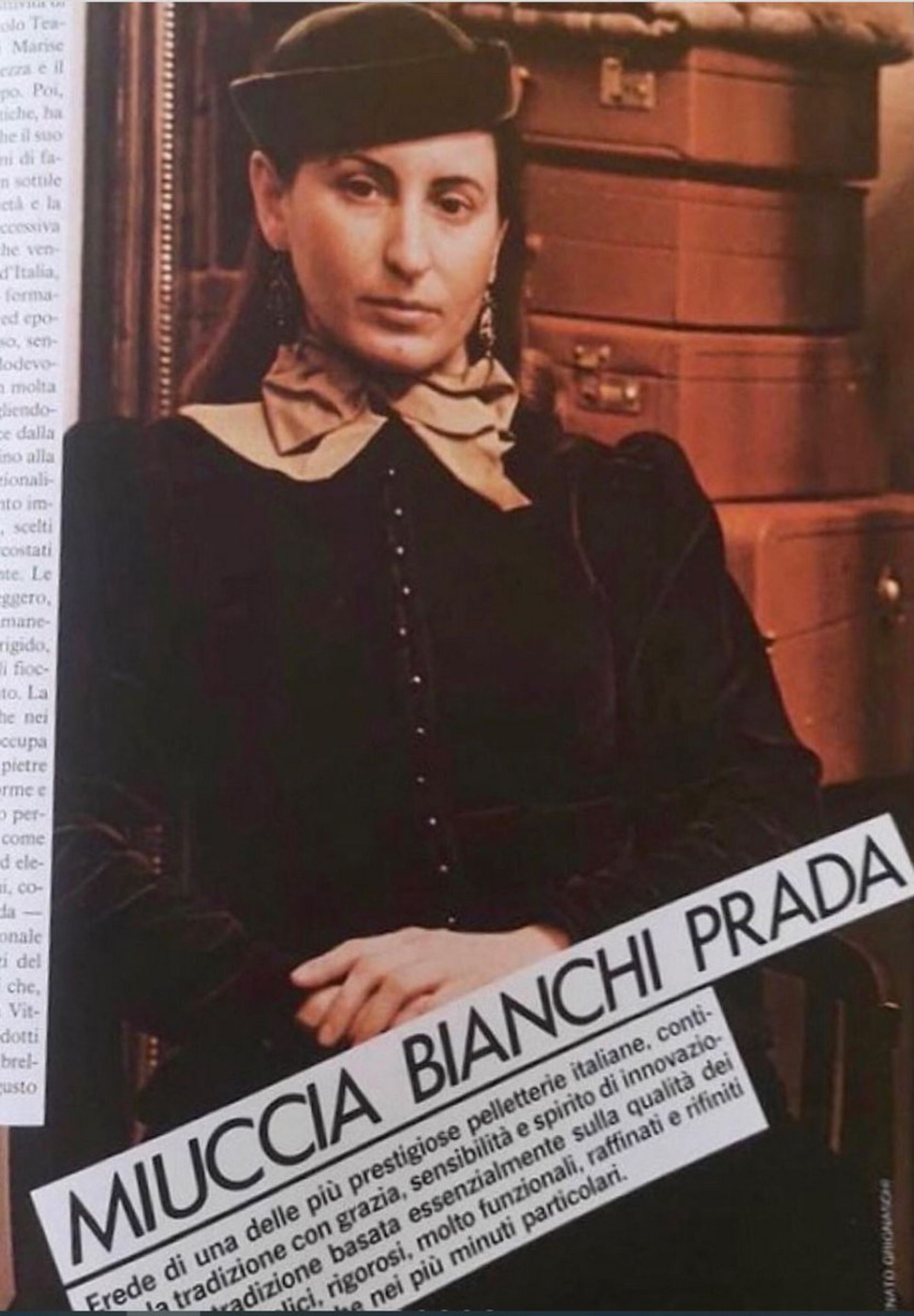 میوچیا پرادا در دوران جوانی