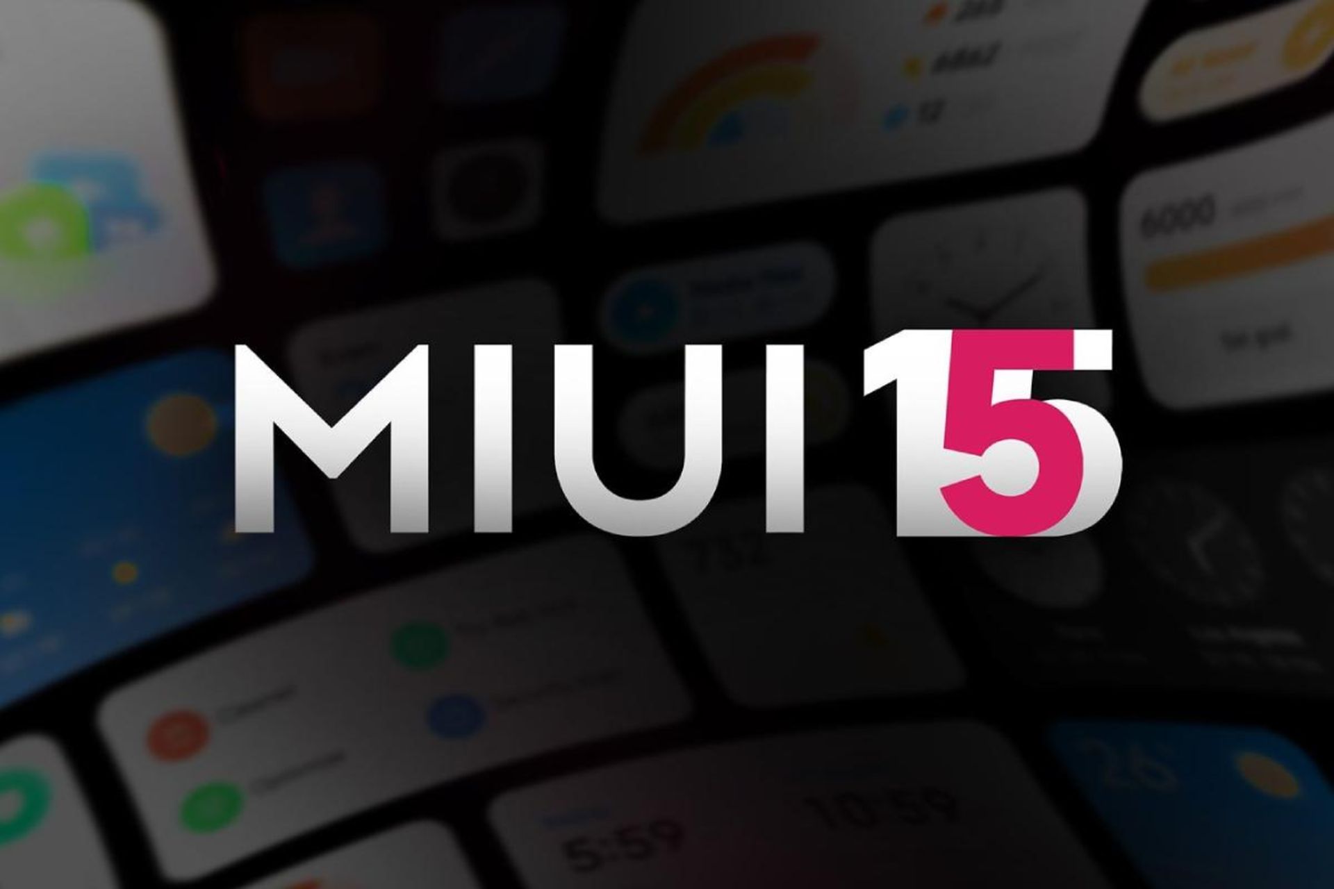 رابط کاربری MIUI 15 شیائومی