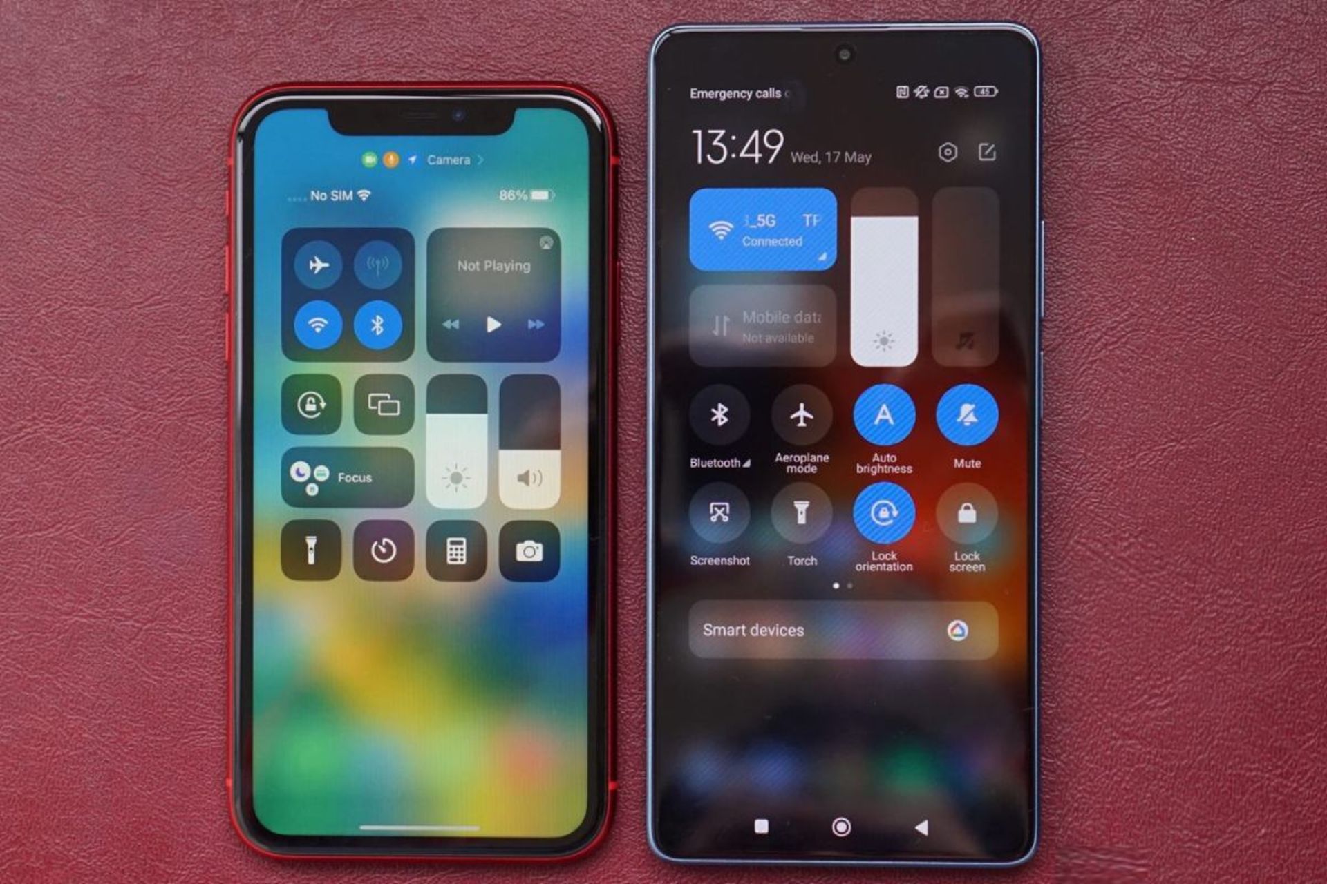 MIUI شیائومی و iOS اپل