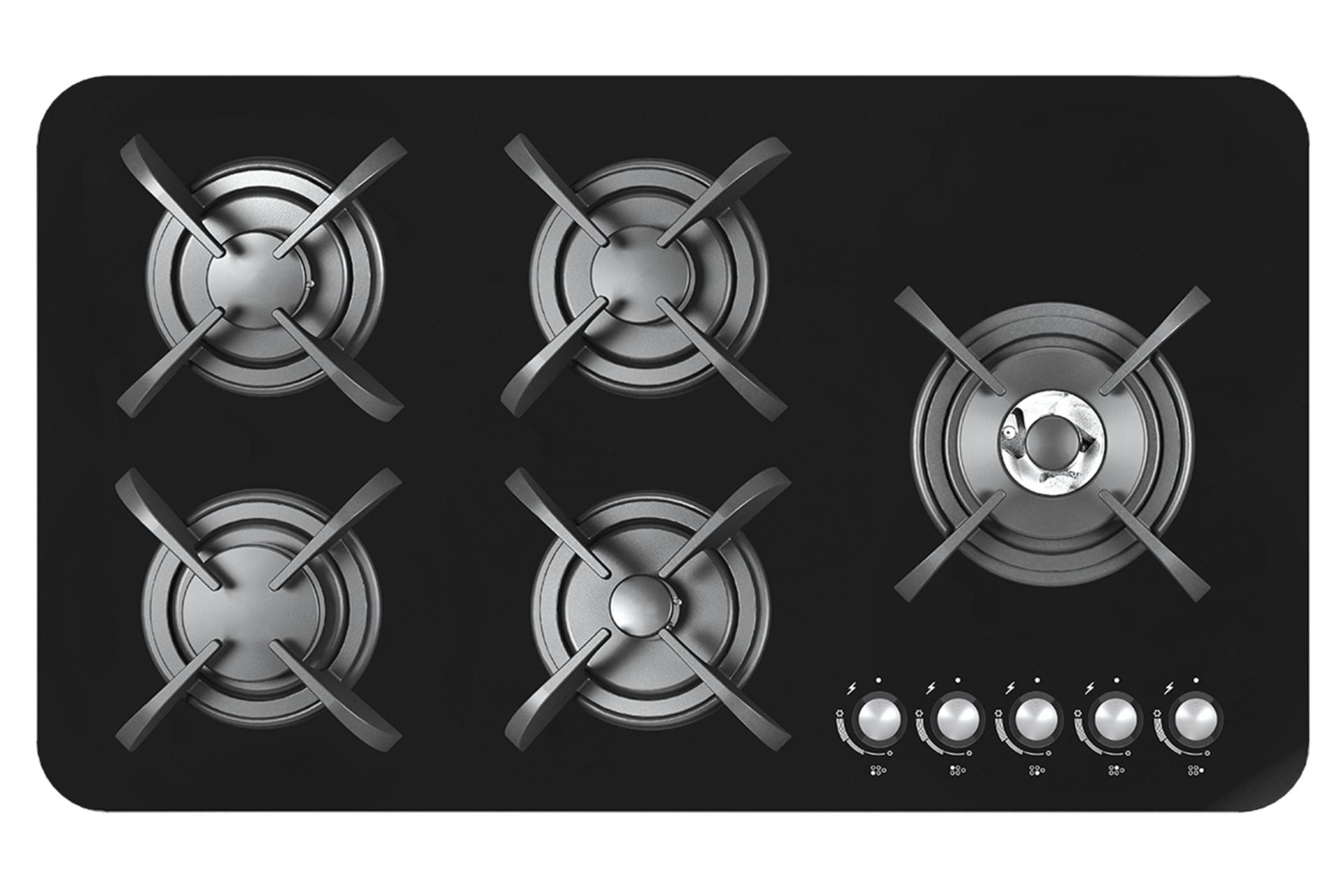 اجاق گاز صفحه ای و رومیزی میکس پلاس CG8504 نمای بالا