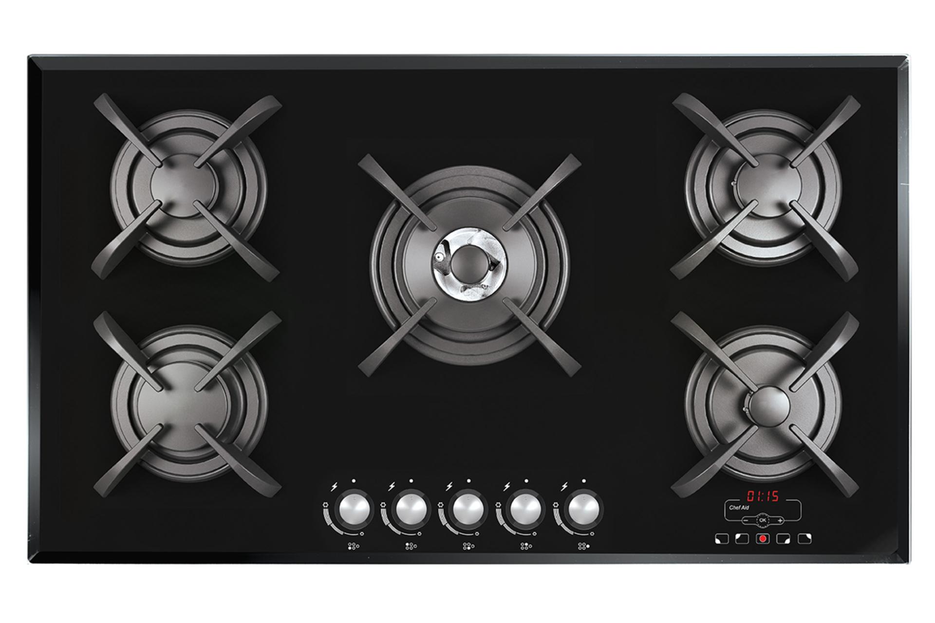 اجاق گاز صفحه ای و رومیزی میکس پلاس GT502 نمای بالا