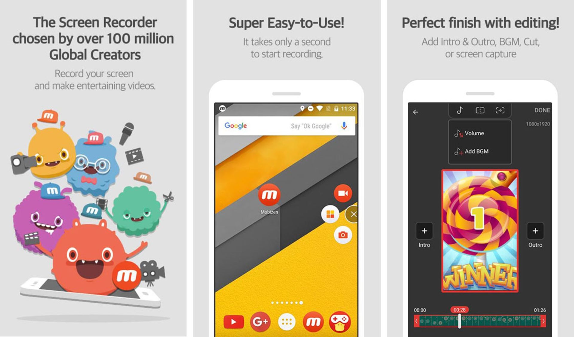 برنامه‌ی Mobizen Recorder