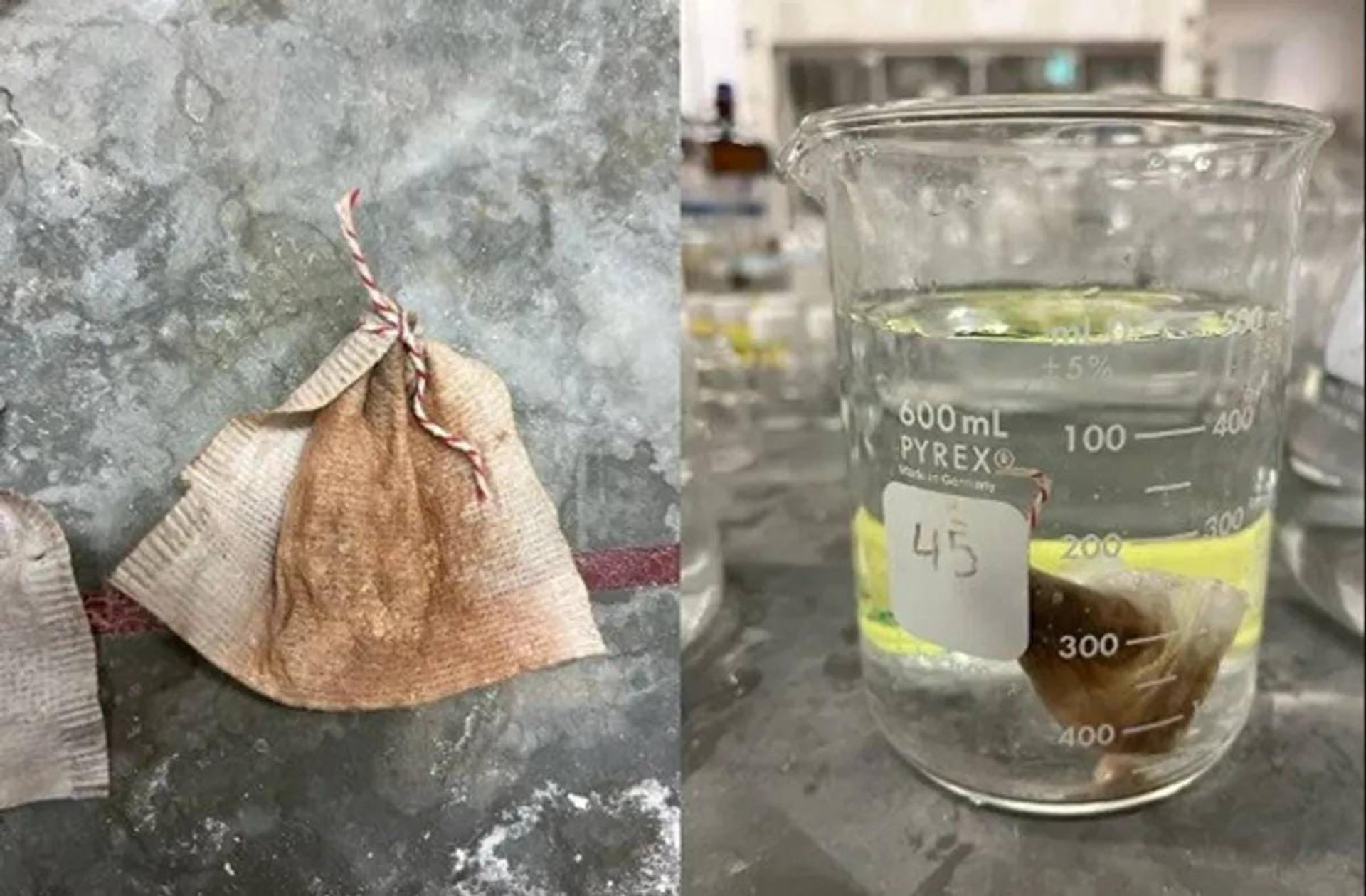 کیسه چای حذف کننده آلودگی آب