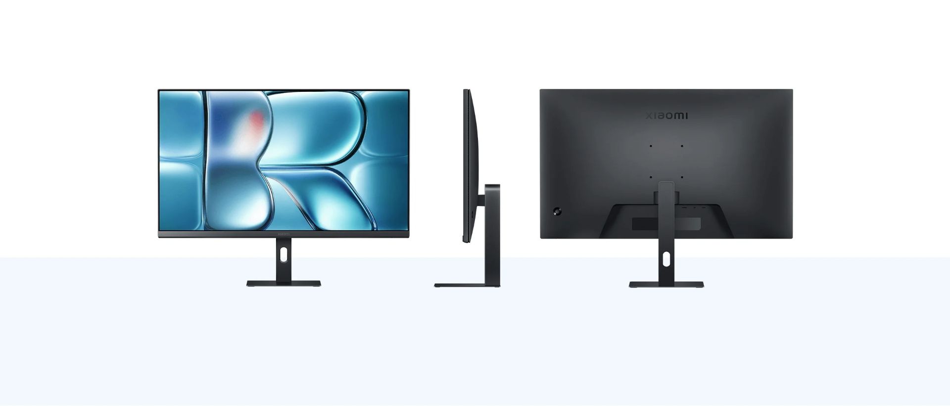 نمای جلو و پشت مانیتور شیائومی A27Qi