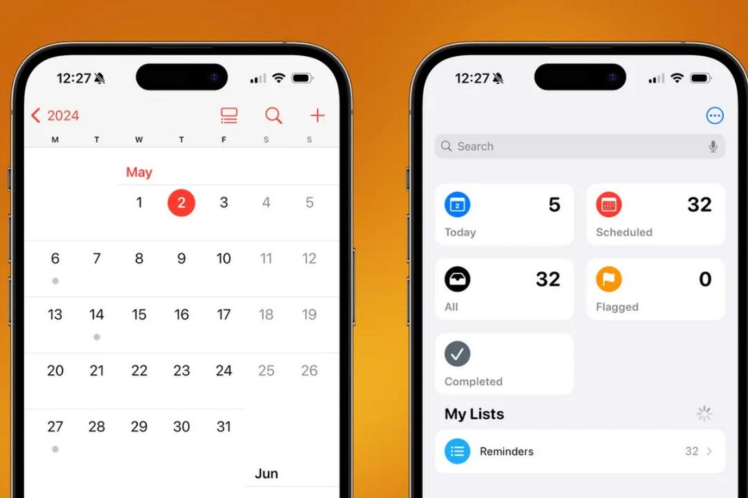 نمای ماهانه تقویم در iOS 18