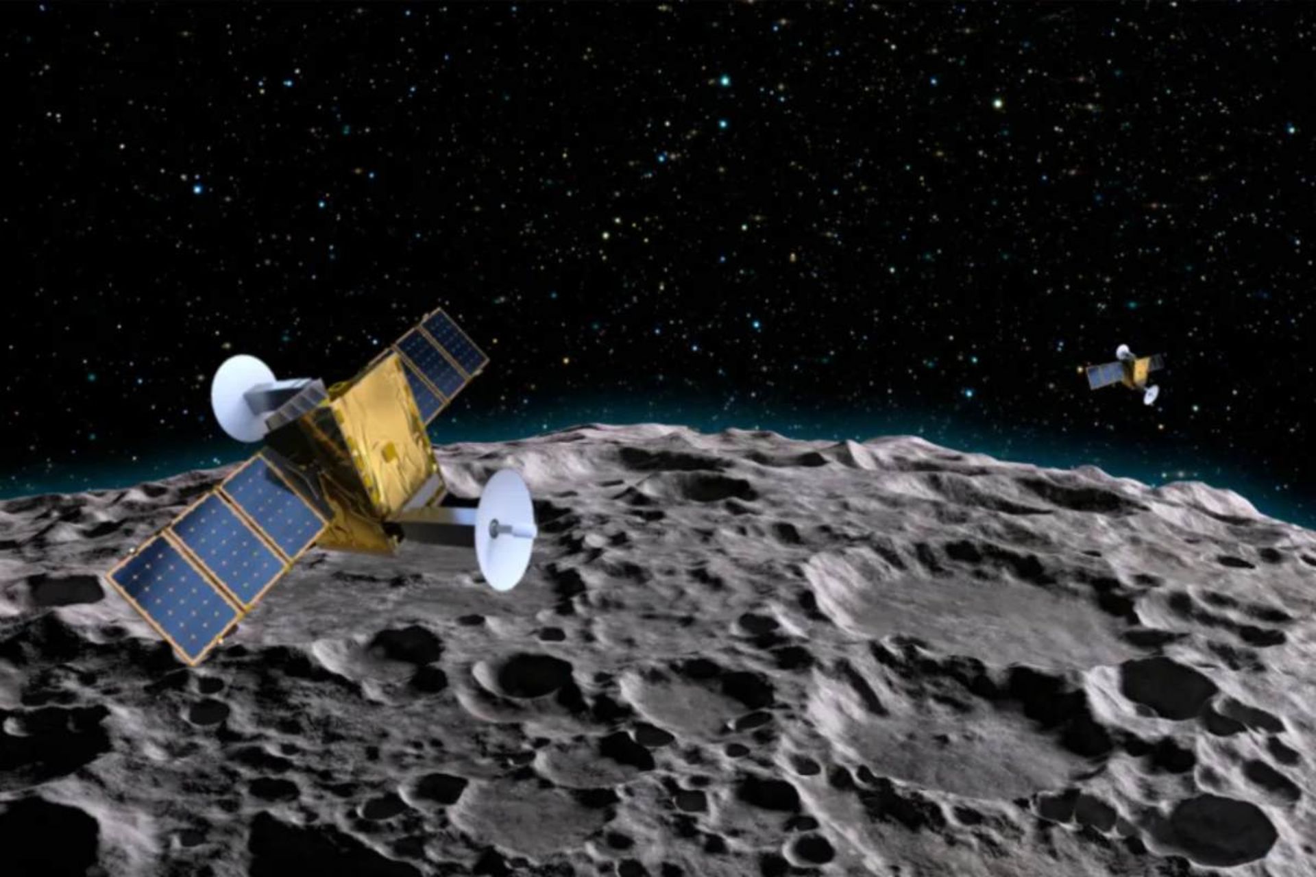 شبکه ارتباط ماهواره ای بین ماه و زمین