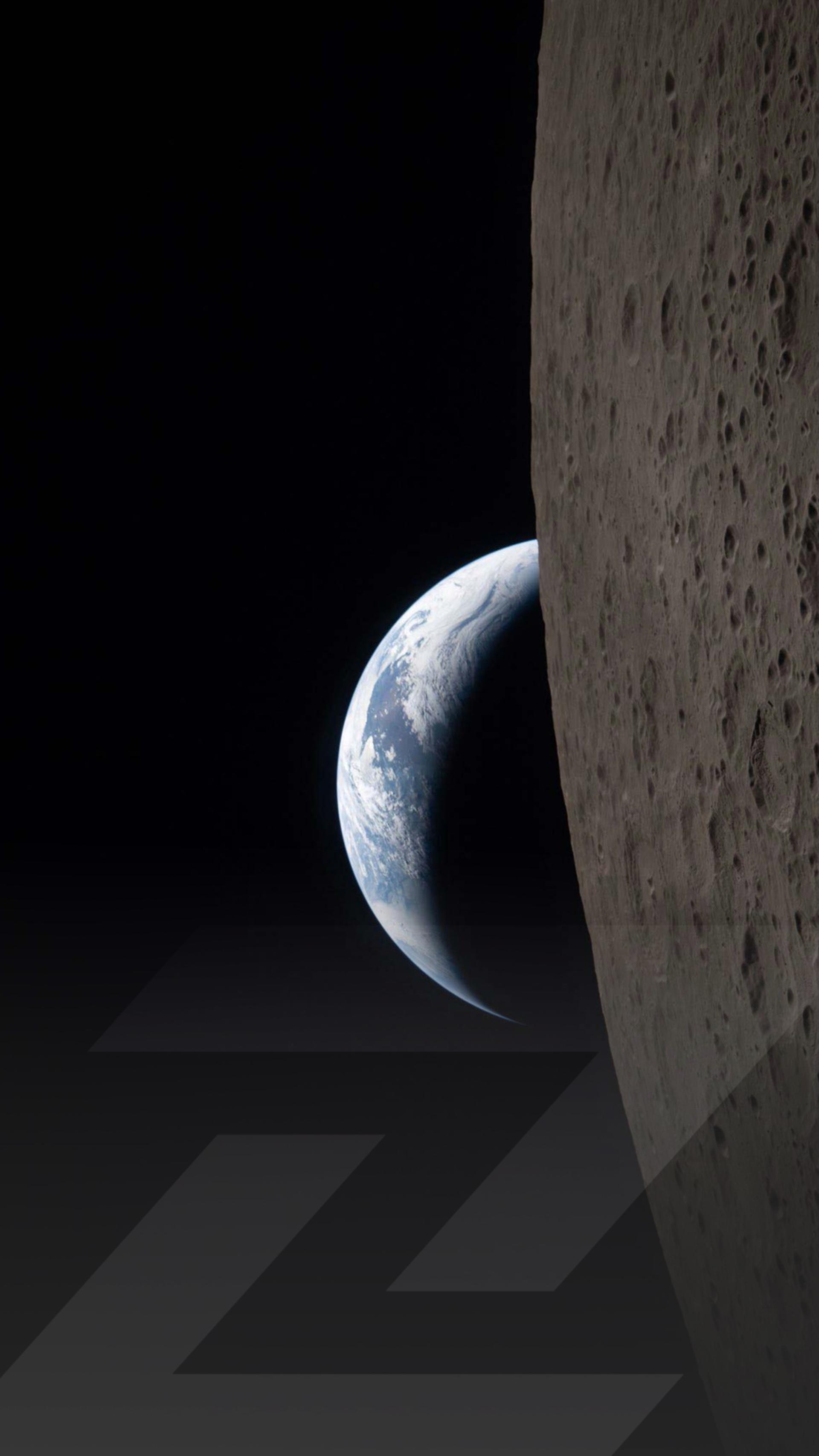 غروب زمین از نگاه خدمه ماموریت آرتمیس ۲