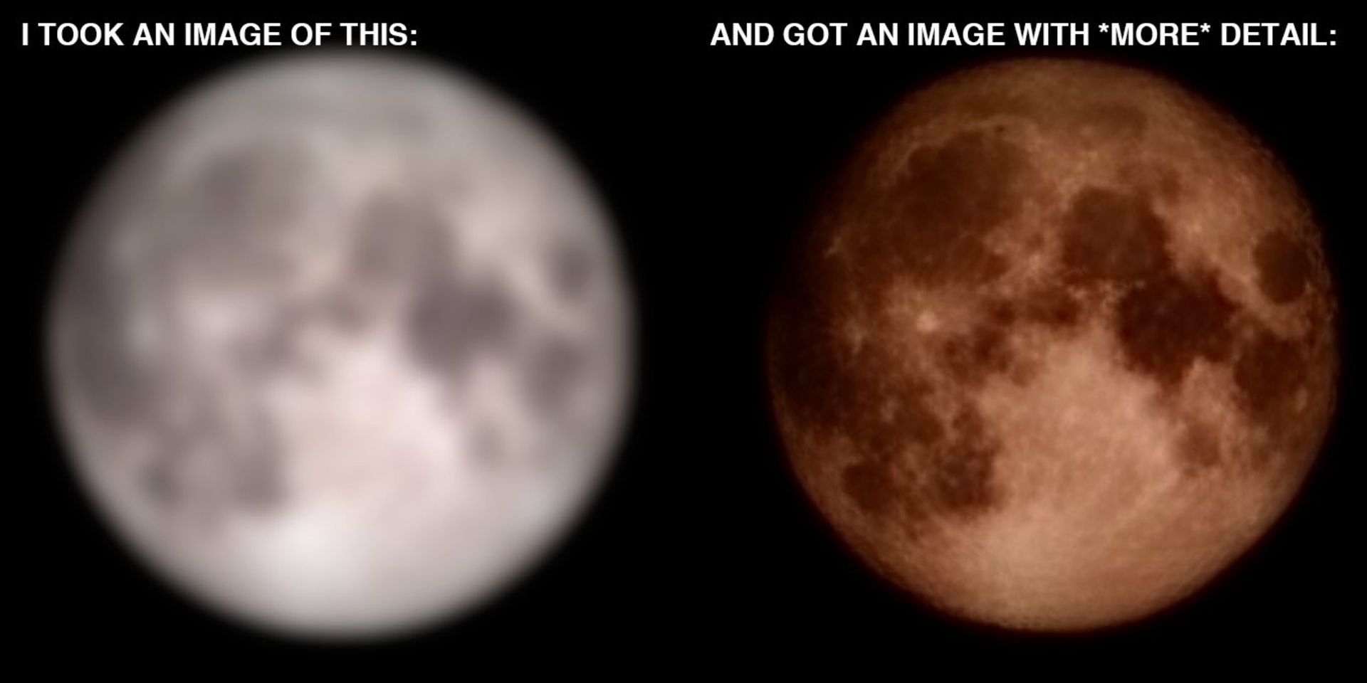 مقایسه تصویر گرفته شده از ماه با قابلیت زوم فضایی سامسونگ