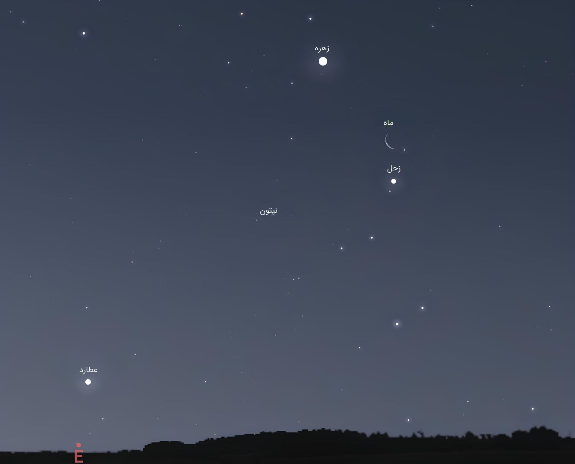 مقارنه سه‌گانه ماه، زحل و زهره در ایران صورت خندانی را تشکیل نخواهد داد