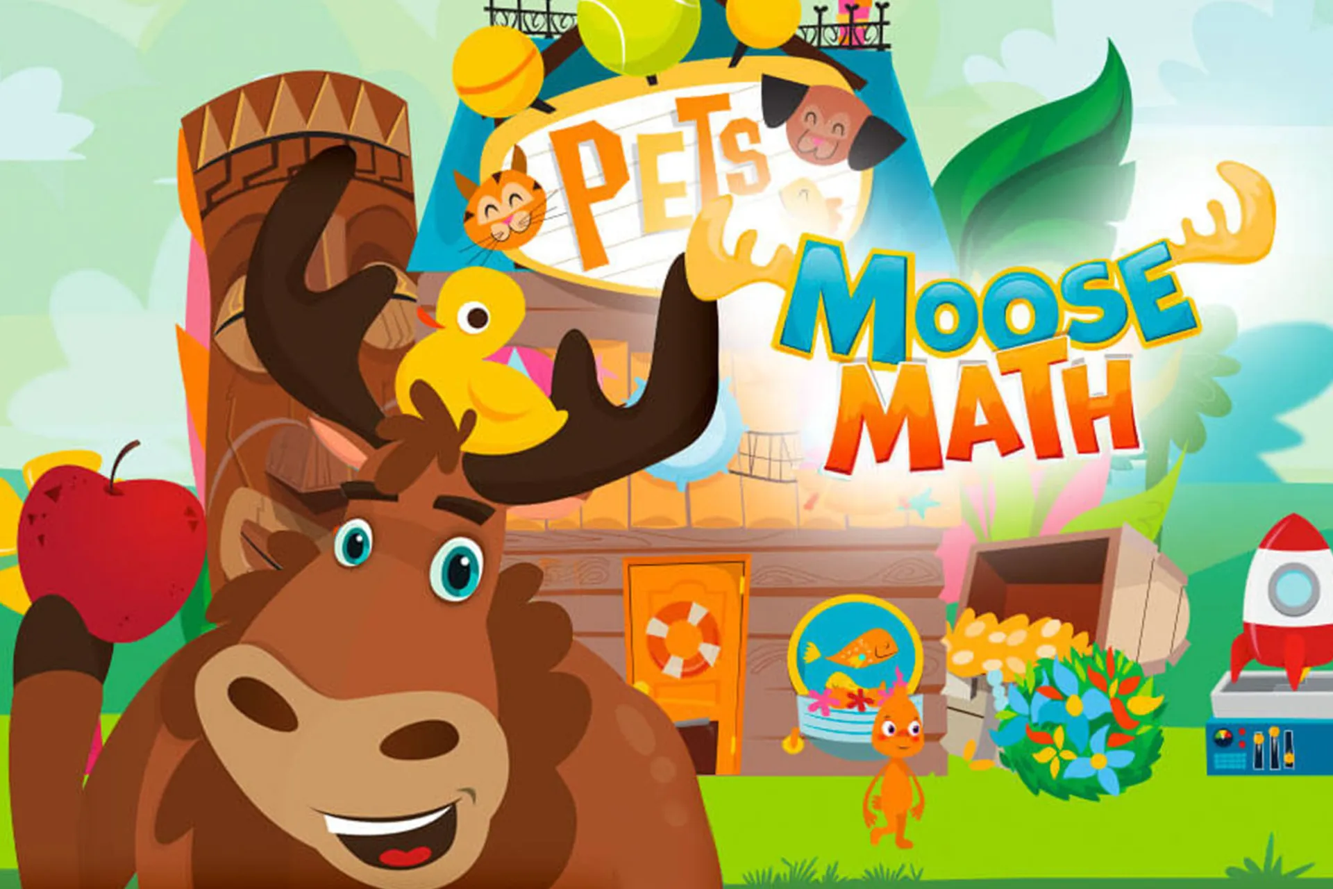 تصویر پوستر بازی Moose Math