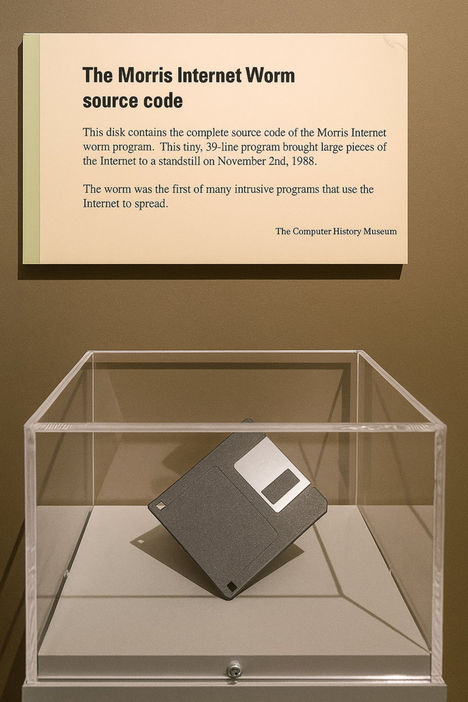 فلاپی کد منبع کرم موریس