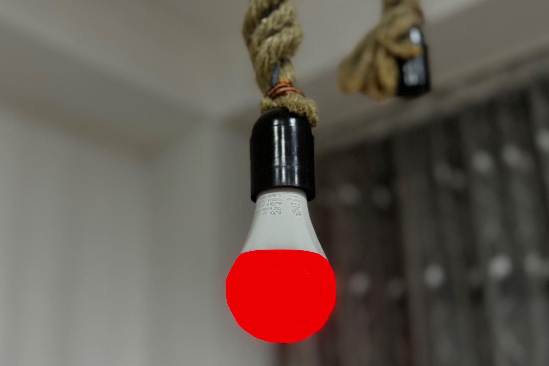 لامپ با قابلیت ارسال کد مورس