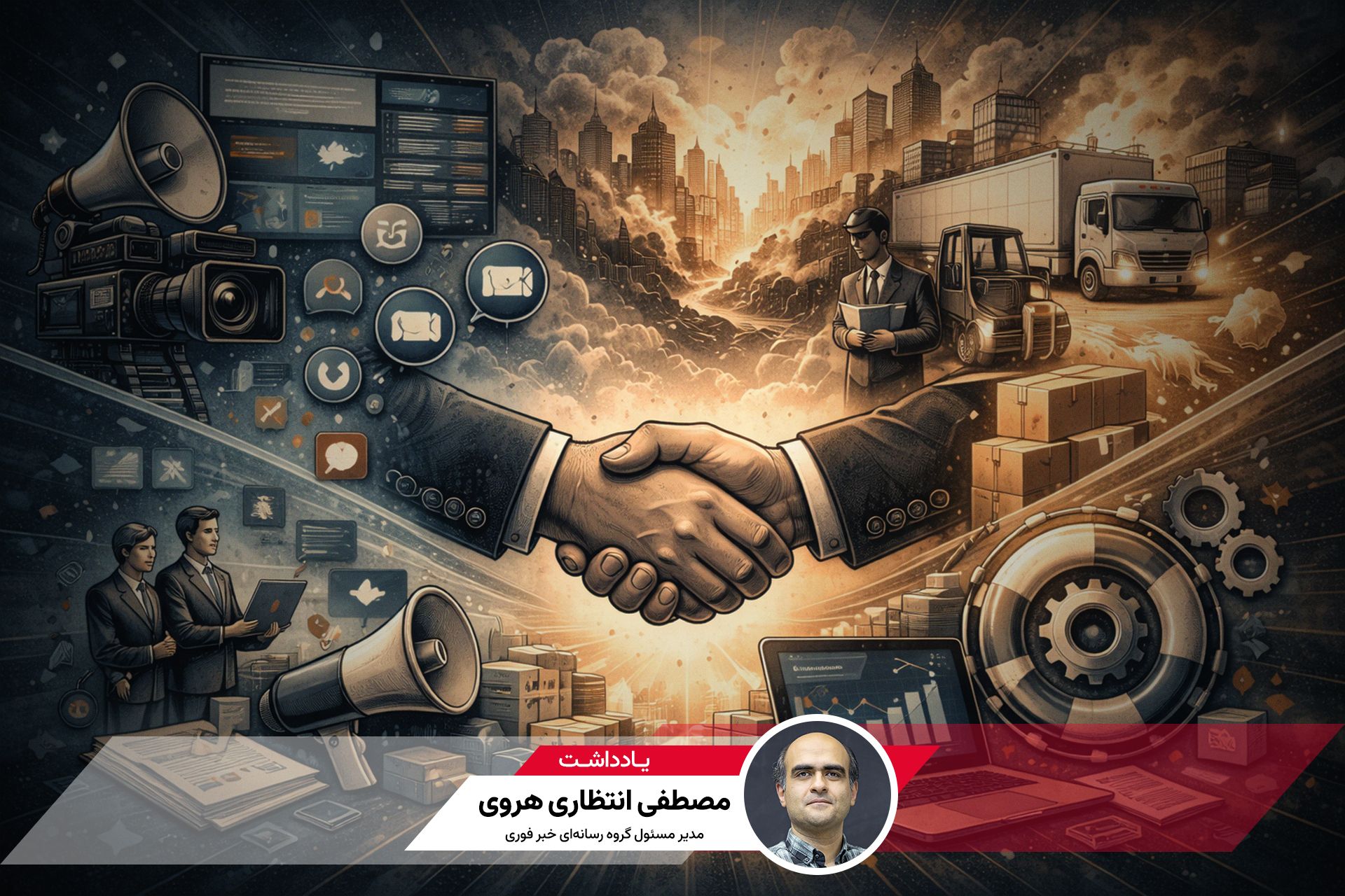 کاور یادداشت مصطفی انتظاری هروی، مدیر مسئول گروه رسانه‌ای خبر فوری