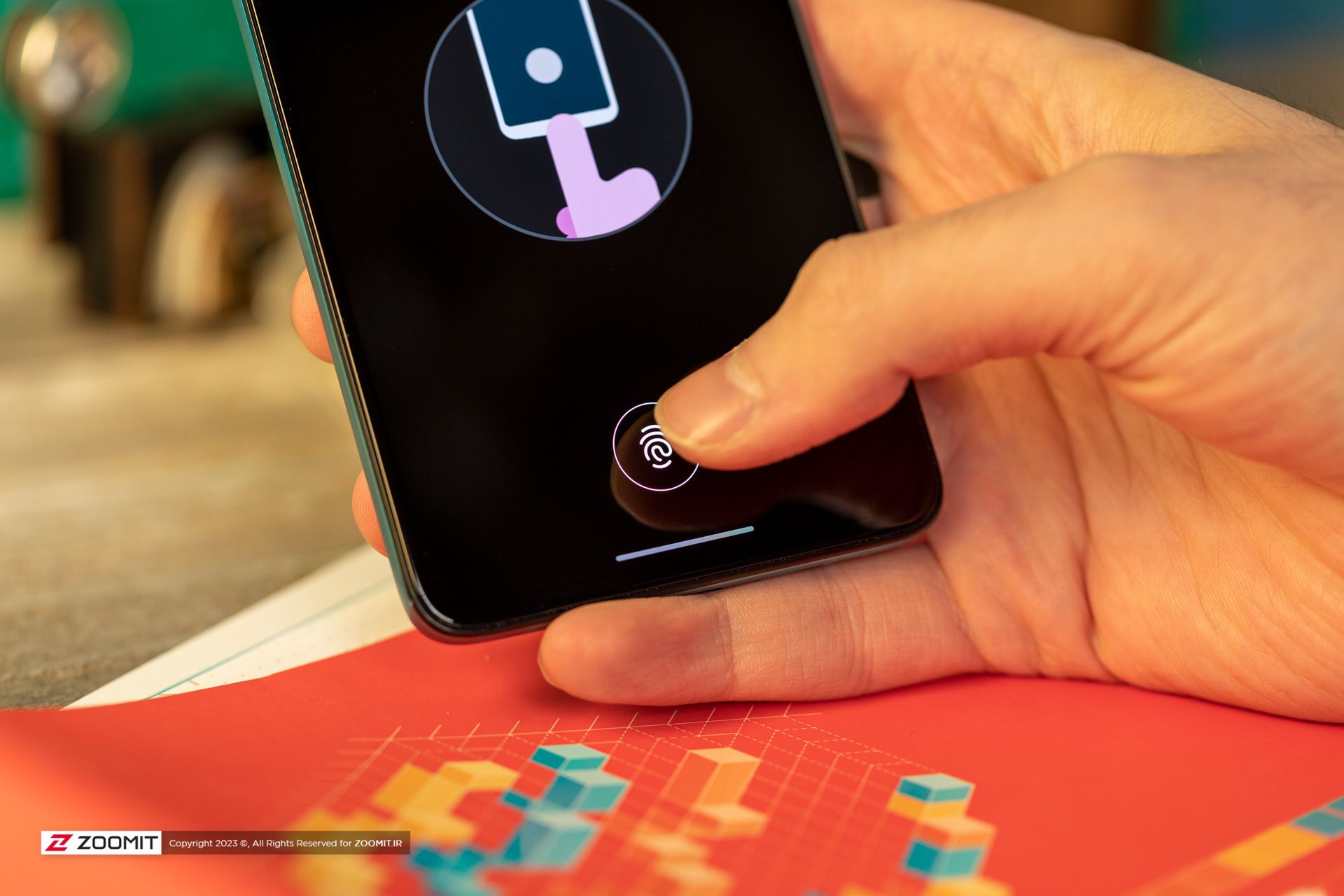 حسگر اثر انگشت موتورولا اج ۳۰