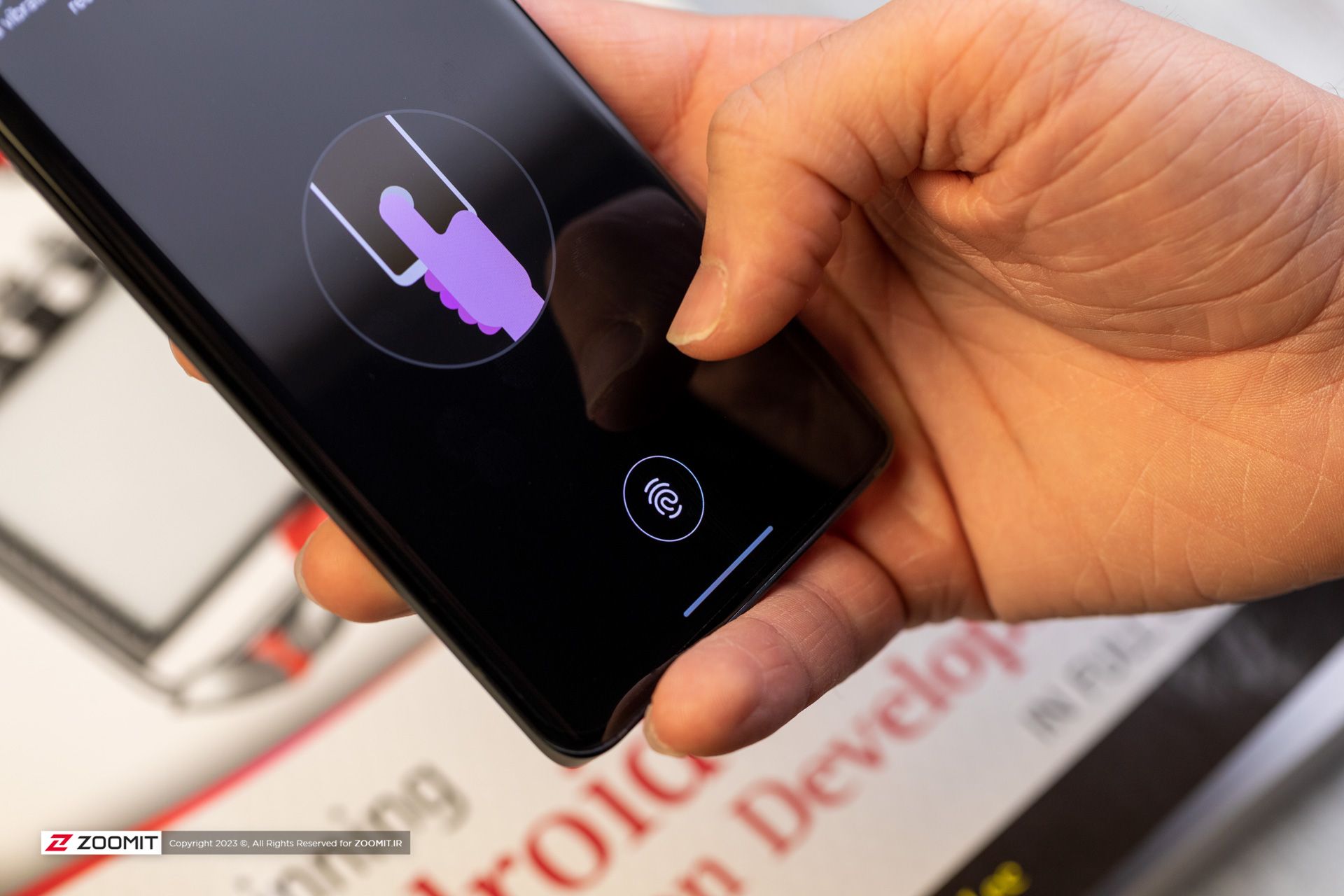 حسگر اثرانگشت موتورولا اج ۳۰ فیوژن