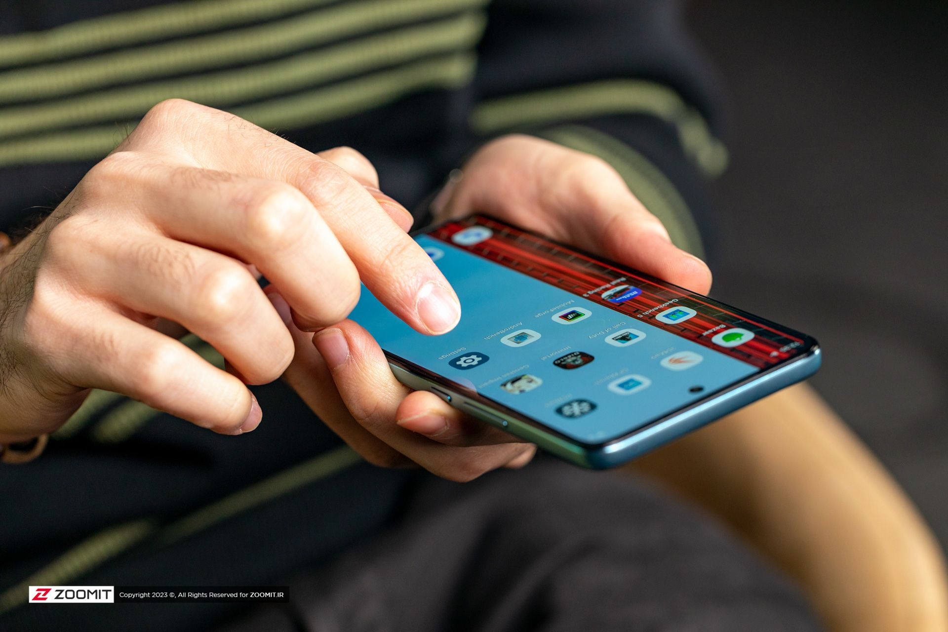 کار با رابط کاربری موتورولا اج ۳۰