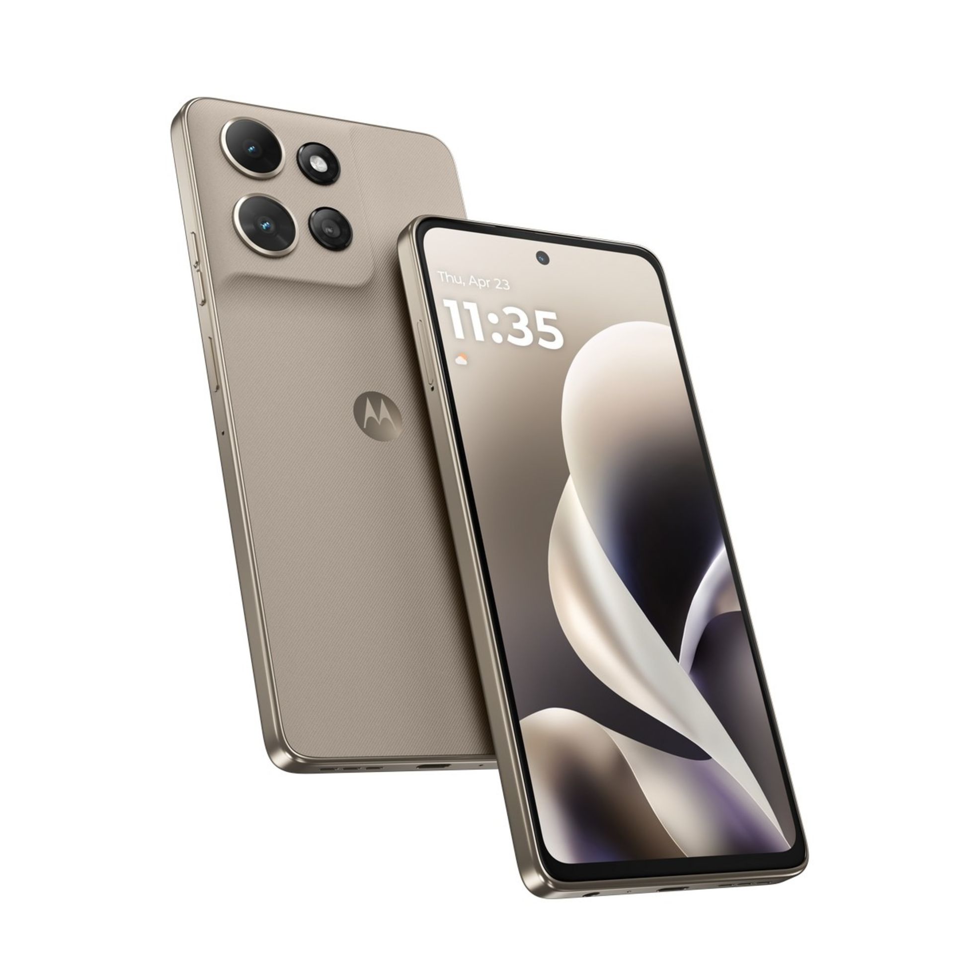 گوشی موتو جی پاور ۲۰۲۶ به‌صورت معلق در هوا