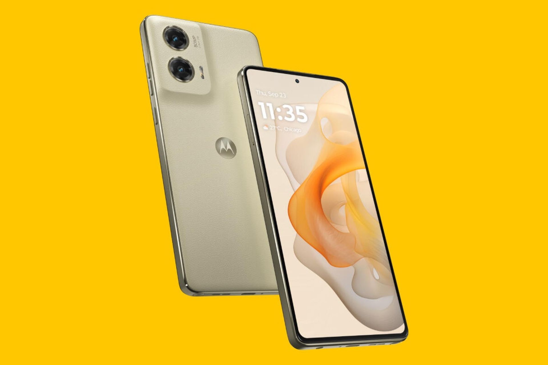 گوشی موتورولا Moto G Stylus 5G 2024 از نمای پشت و جلو