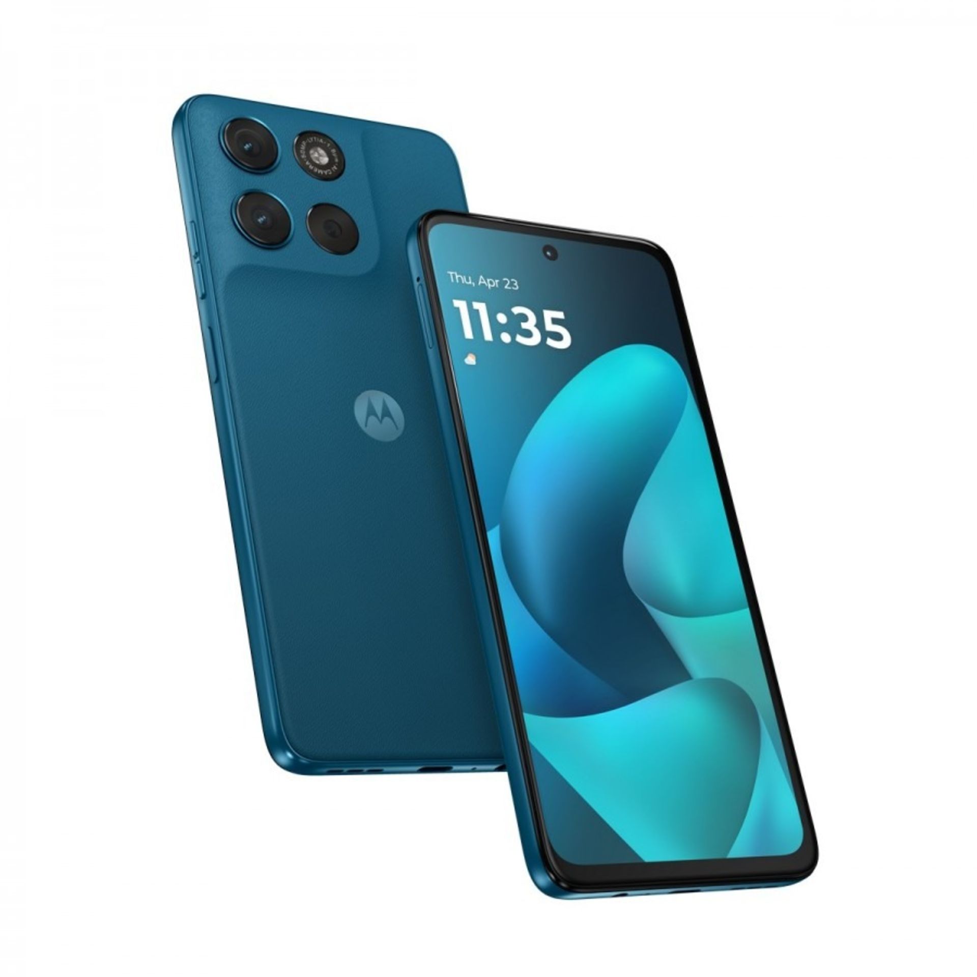 پنل پشت و جلو گوشی موتورولا G57 پاور رنگ آبی سبز تیره