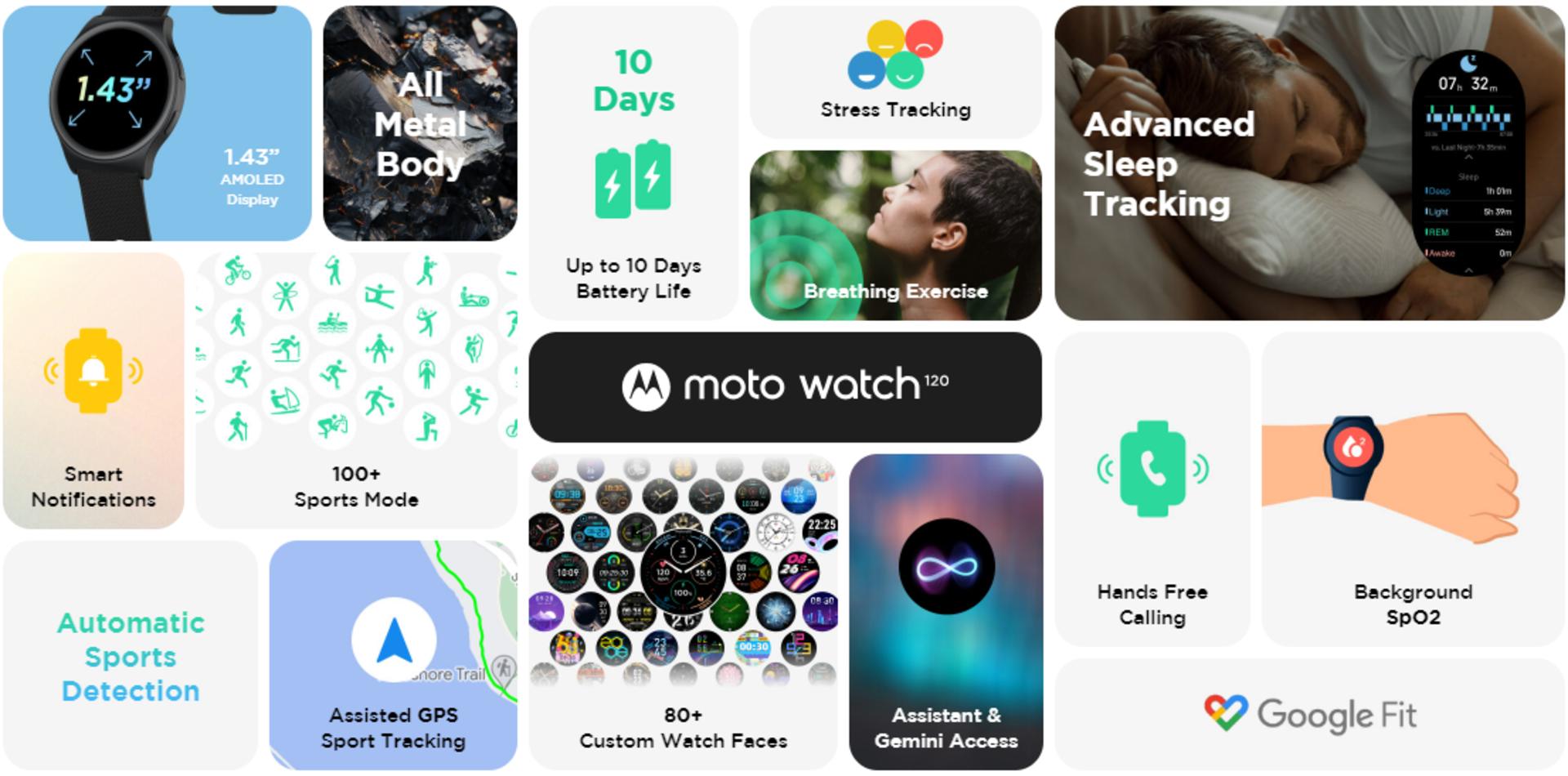ساعت هوشمند موتورولا Moto watch 120