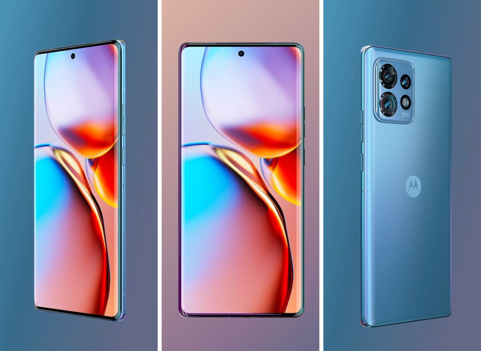 موتورولا اج ۴۰ پرو از نمای پشت و جلو تصویر فاش شده