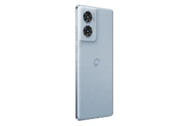 سمت چپ پنل پشت گوشی موبایل موتورولا اج 50 فیوژن آبی روشن / Motorola Edge 50 Fusion