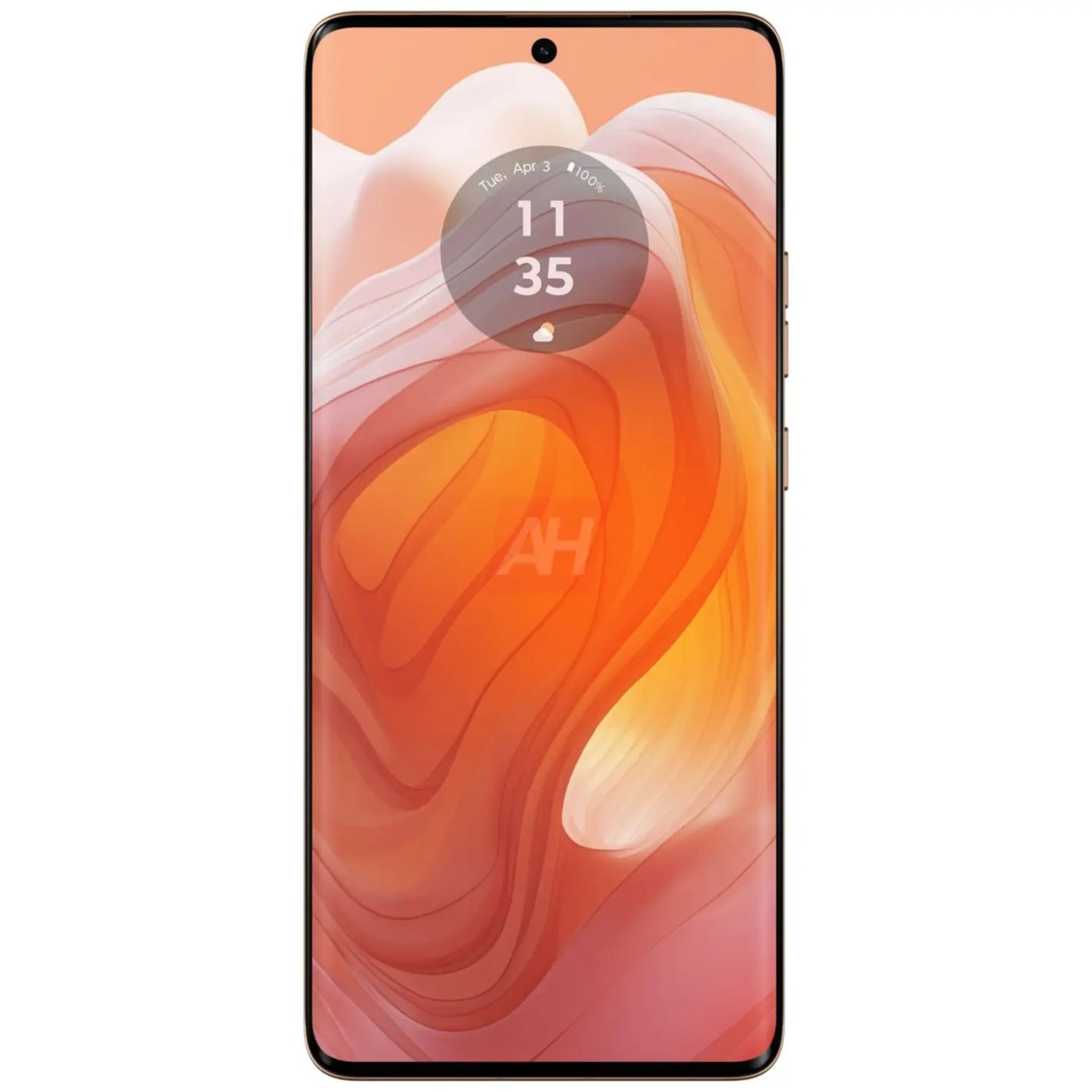 رندر فاش شده از نمای پنل جلویی موتورولا اج ۵۰ اولترا