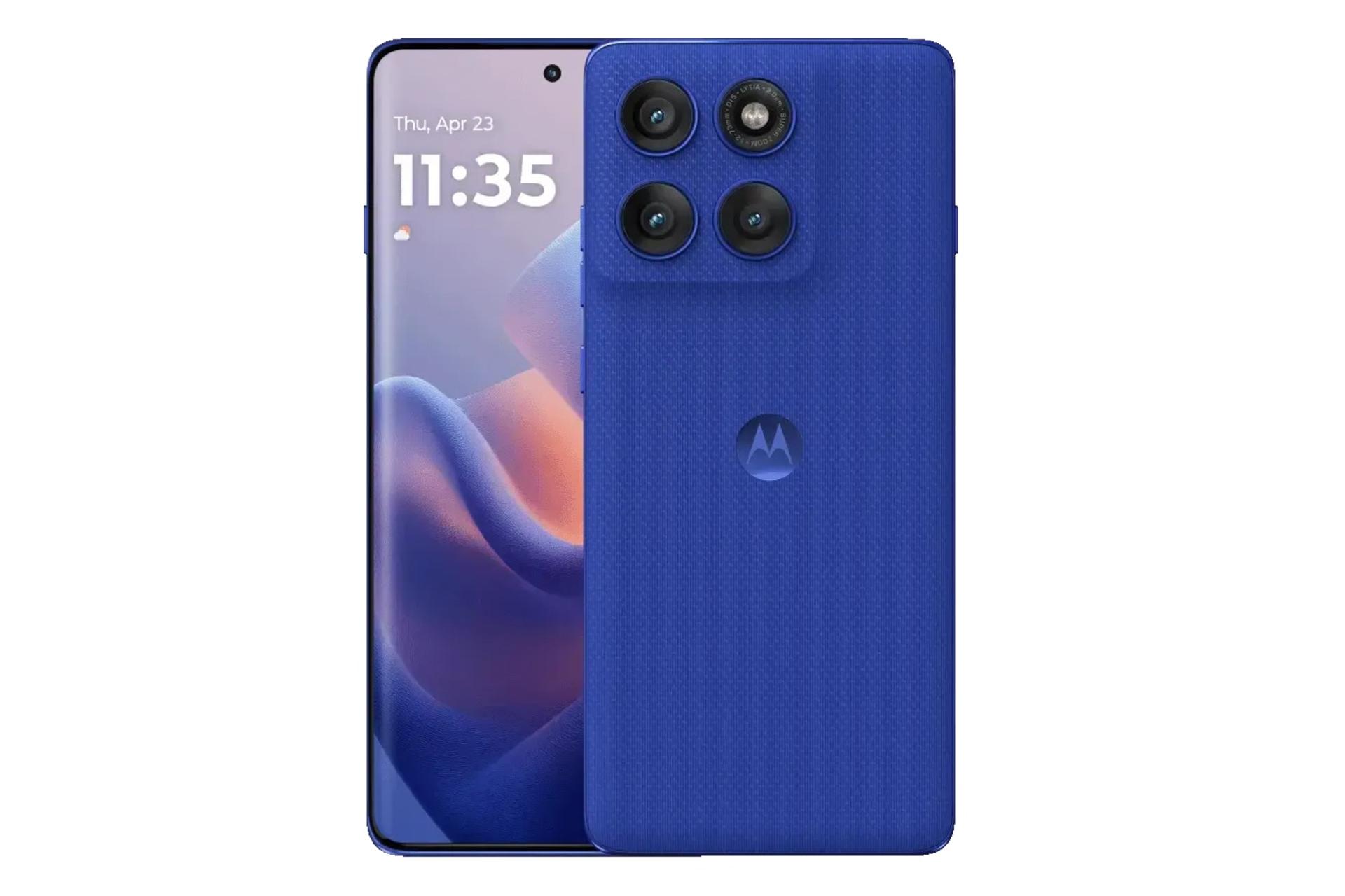 پنل جلو و پشت گوشی موبایل اج 60 پرو آبی / Motorola Edge 60 Pro