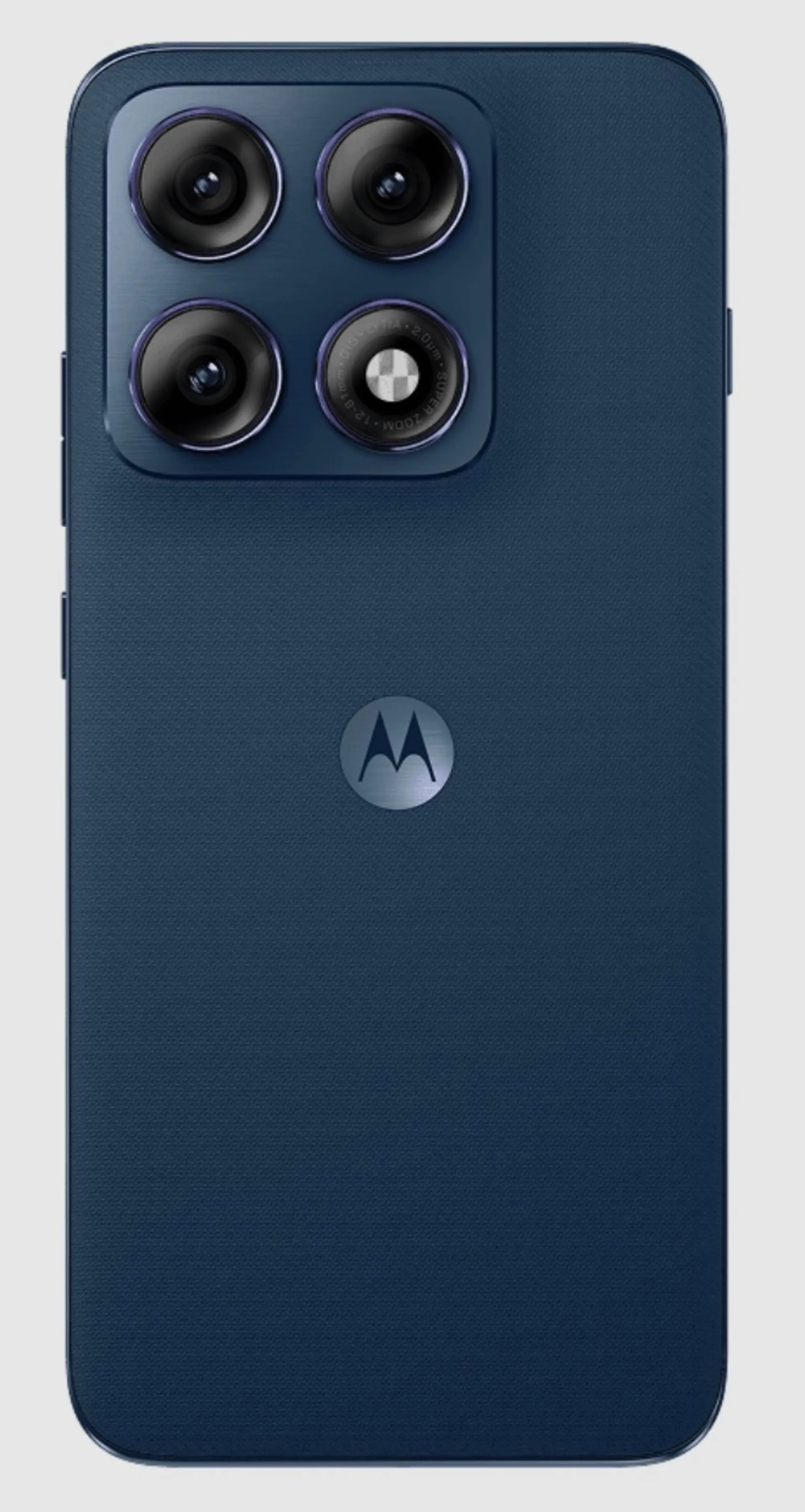 نمای پشت گوشی موتورولا اج ۷۰ پرو رنگ آبی تیره