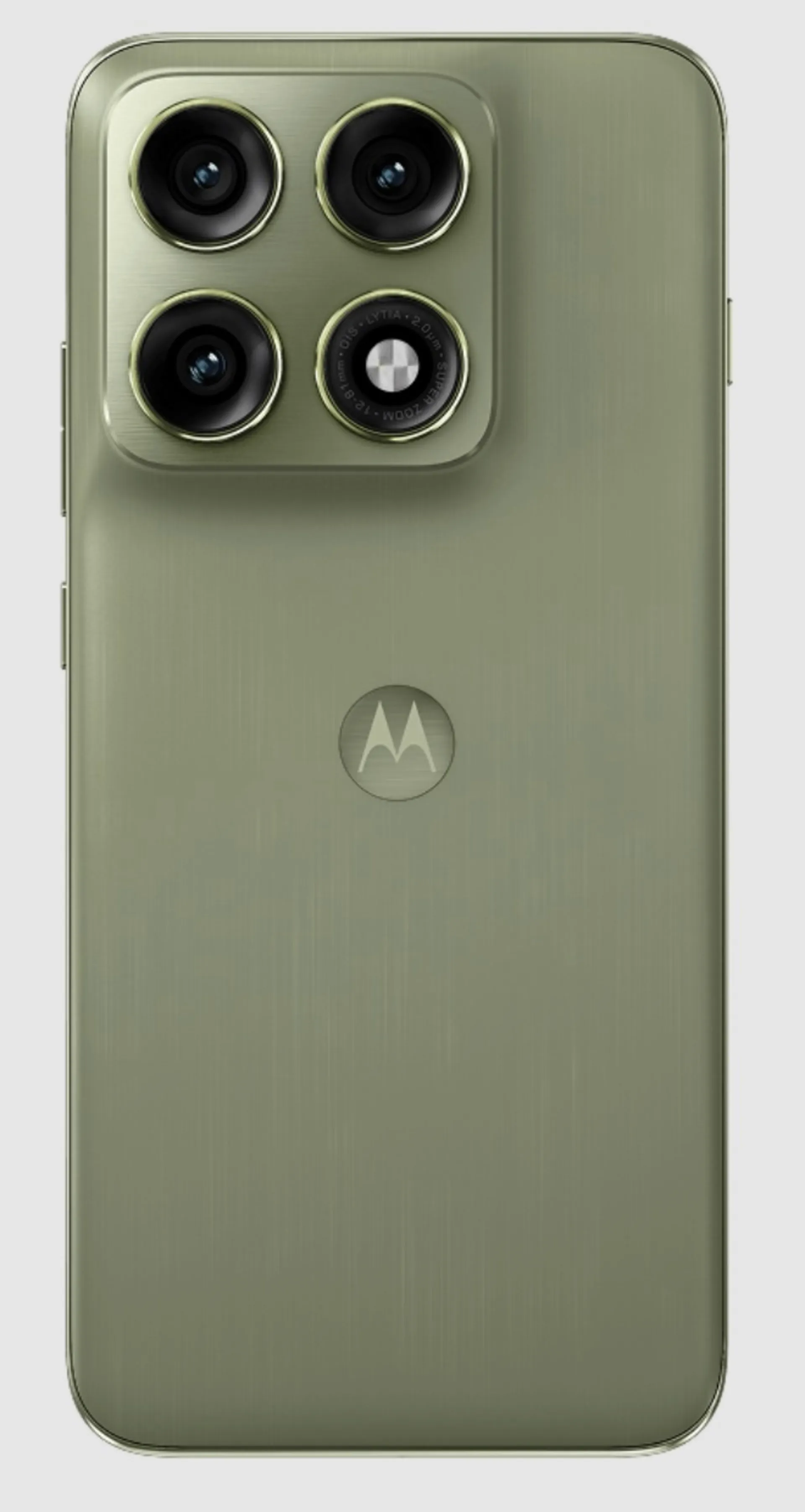 نمای پشت گوشی موتورولا اج ۷۰ پرو رنگ آبی سبز