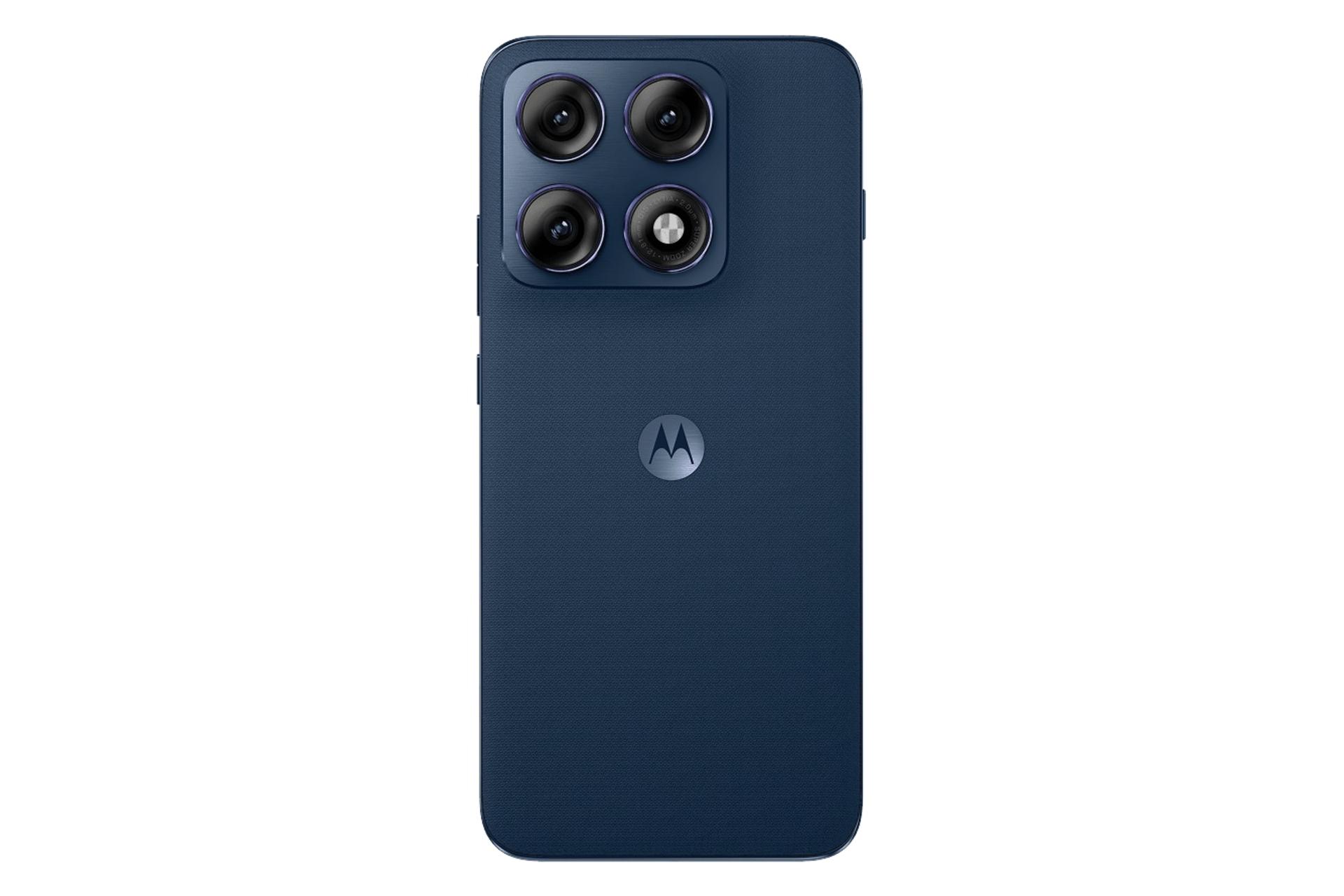 پنل پشت و چینش دوربین گوشی موبایل موتورولا اج 70 پرو سرمه ای تیره / Motorola Edge 70 Pro
